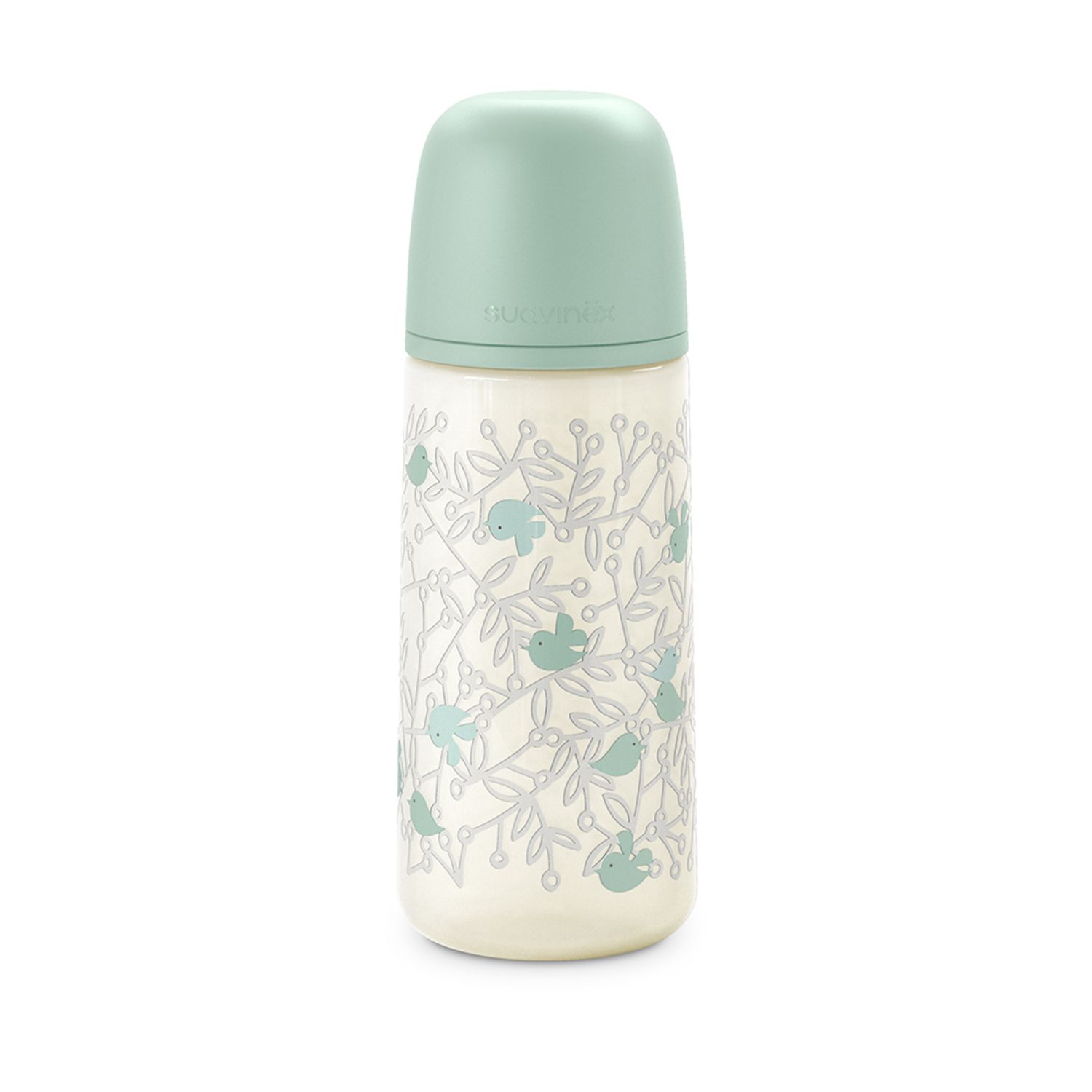 Biberon birdies 360ml sxpro flusso medio +6 mesi verde - suavinex - Suavinex