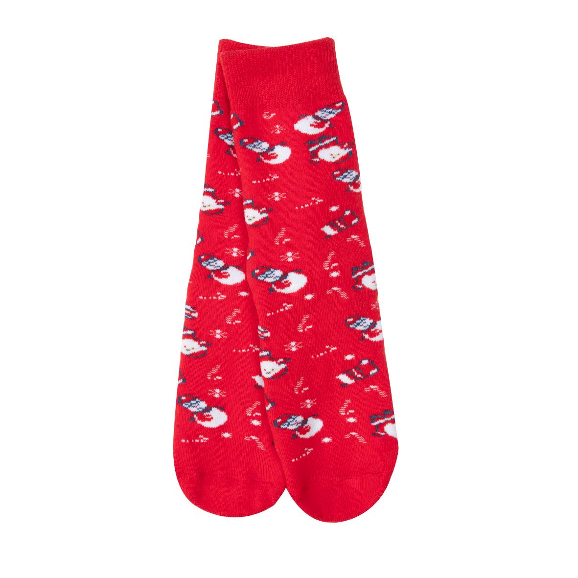 Calze antiscivolo unisex rosse "christmas" - Mawi