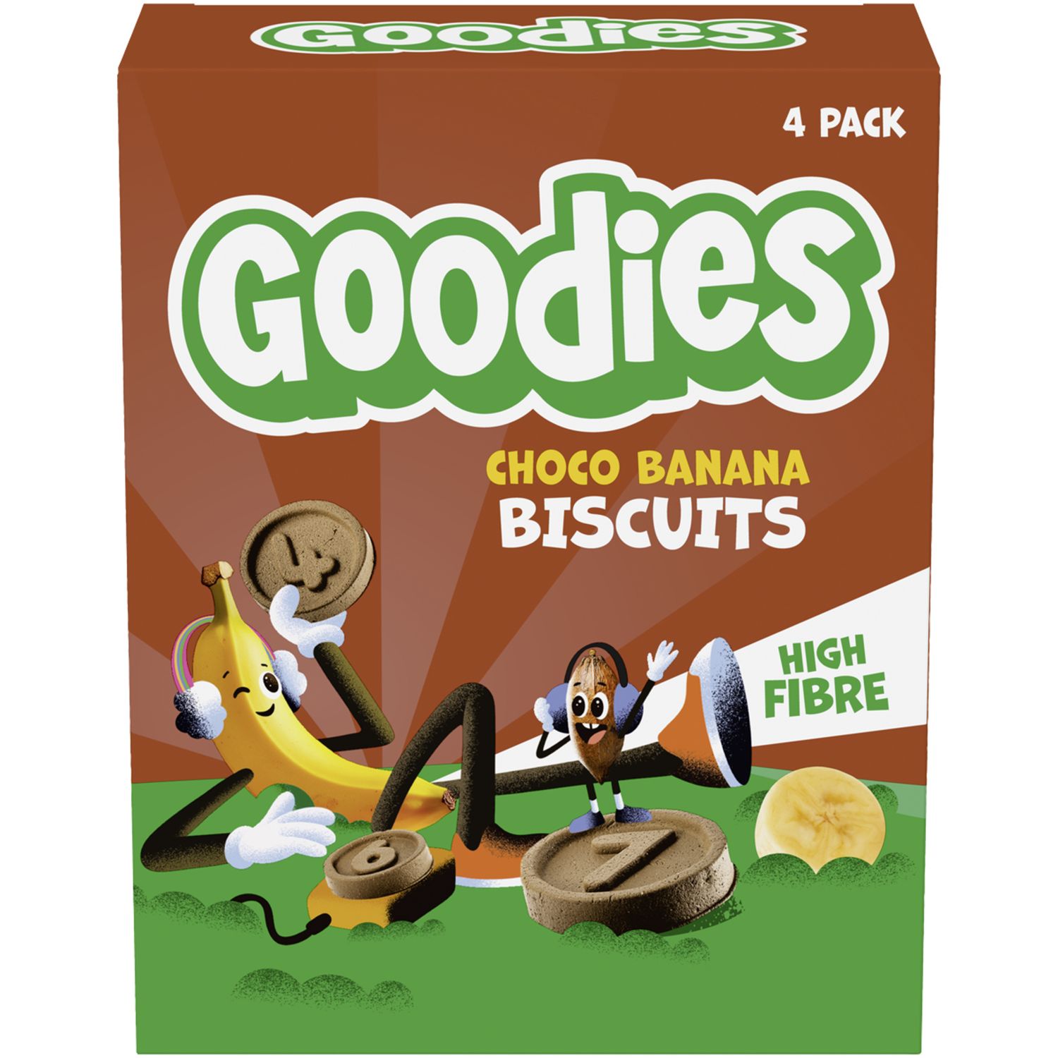 Multipack biscotti choco ban 4x20g - goodies hero - Hero