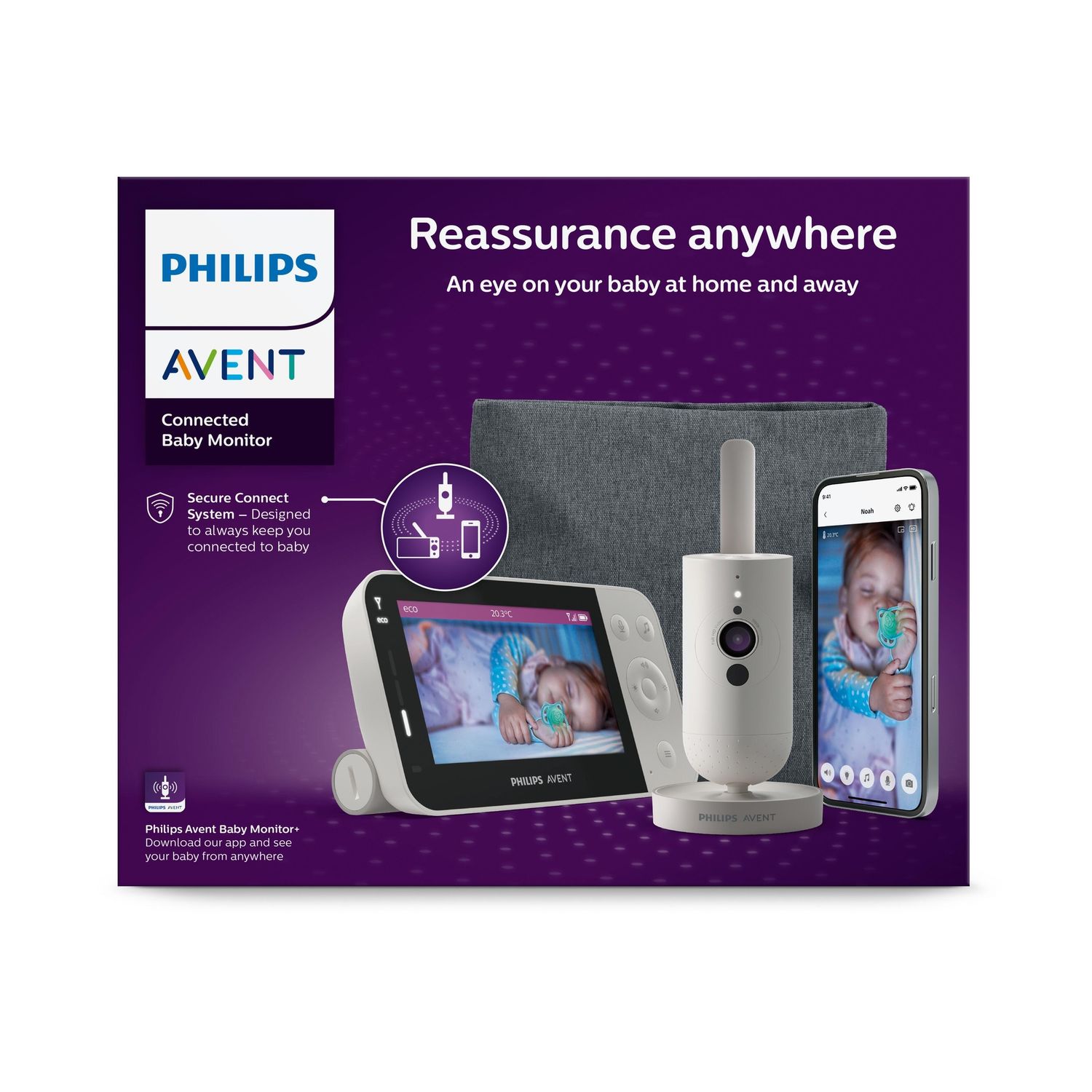 Video baby monitor premium connesso con applicazione - philips avent - Avent