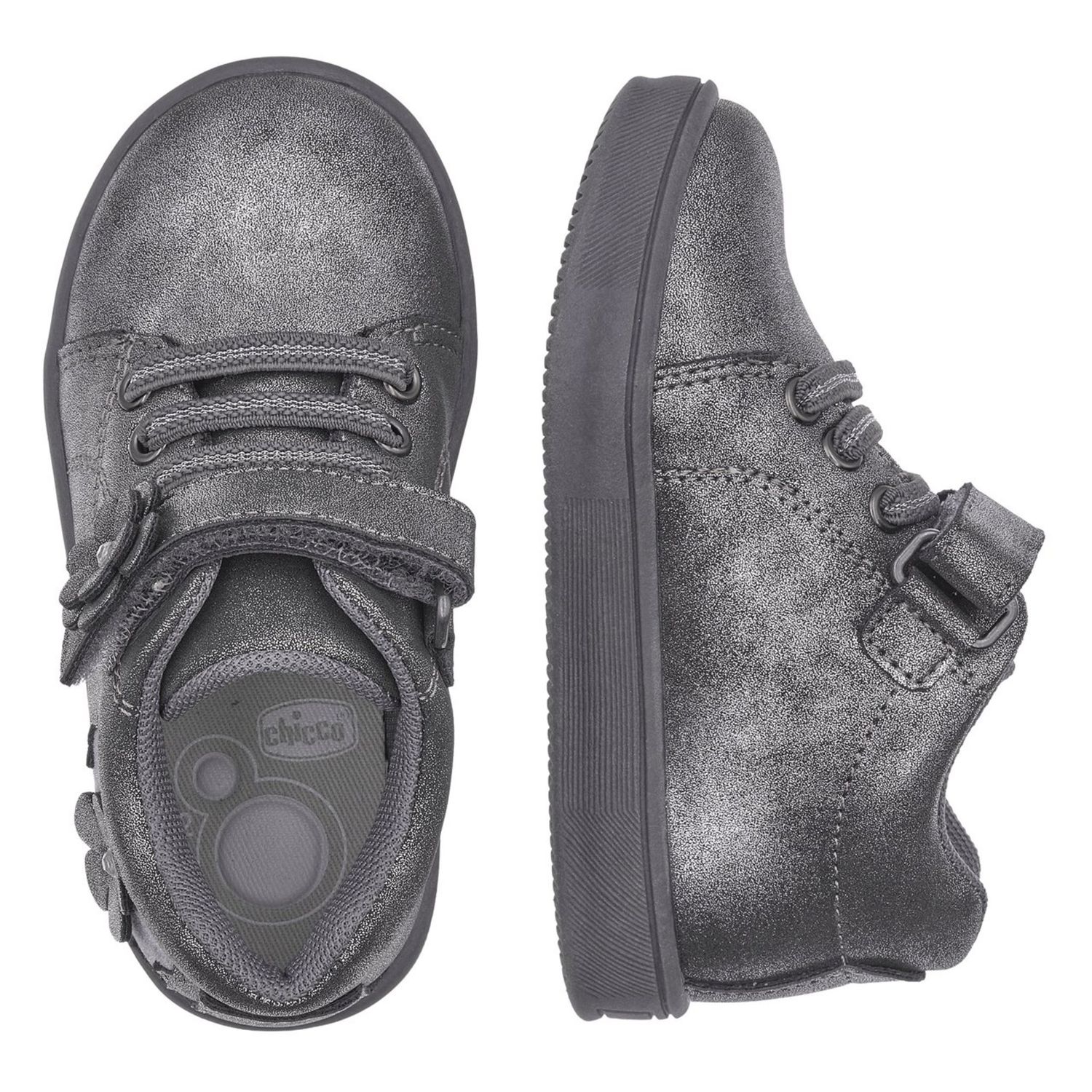 Scarpa fallas acciaio stringata con fiore - chicco - Chicco