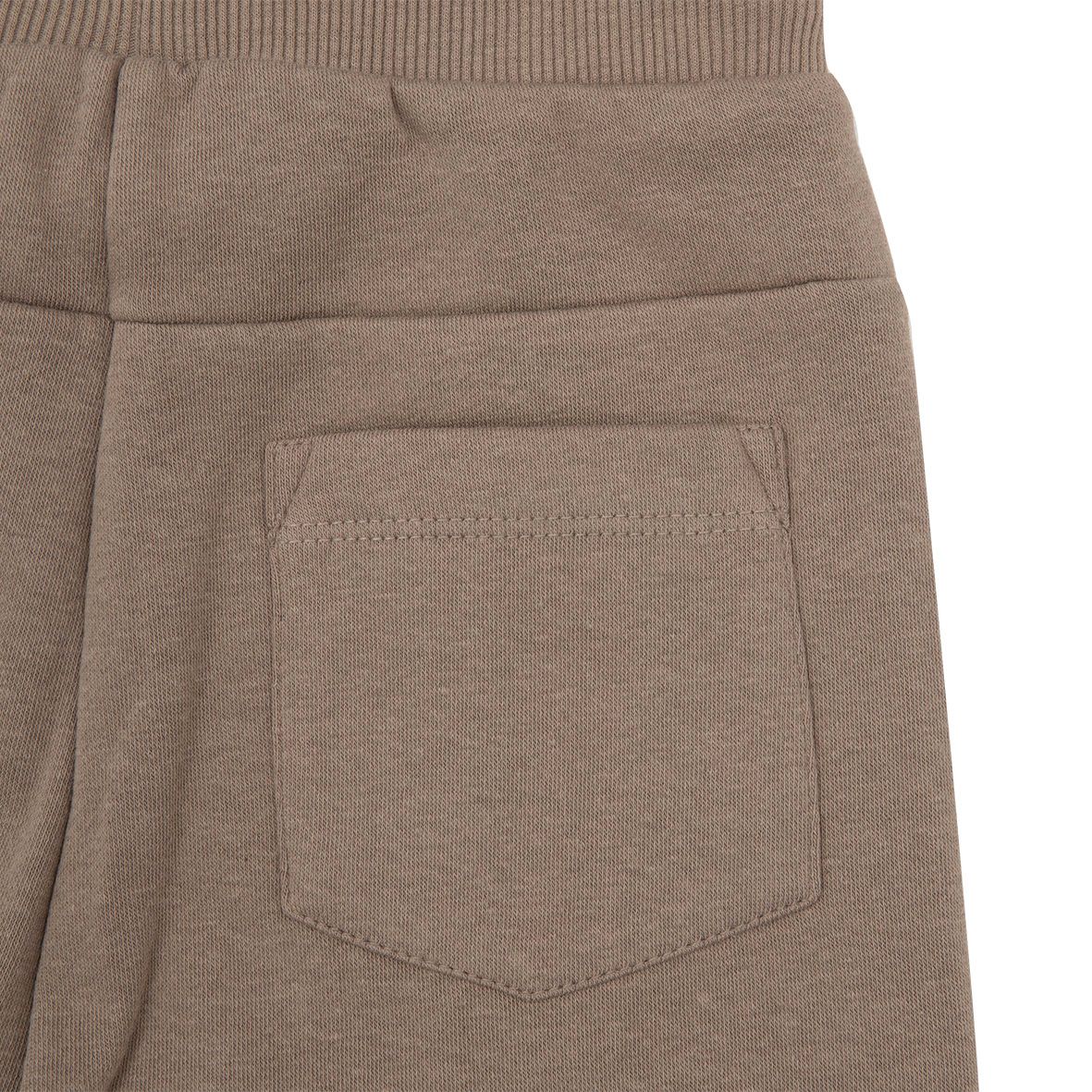 Pantalone felpato bimbo marrone tasconi - Mawi