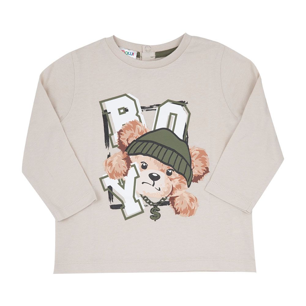 T-shirt manica lunga bimbo cagnolino - Mawi