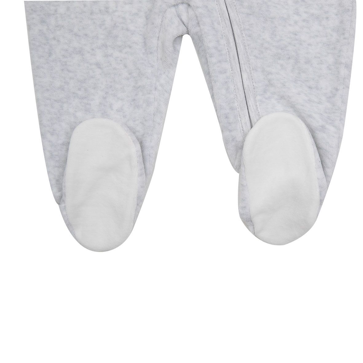 Tutina ciniglia con cappuccio bimba grigia "orsetto" - Mawi