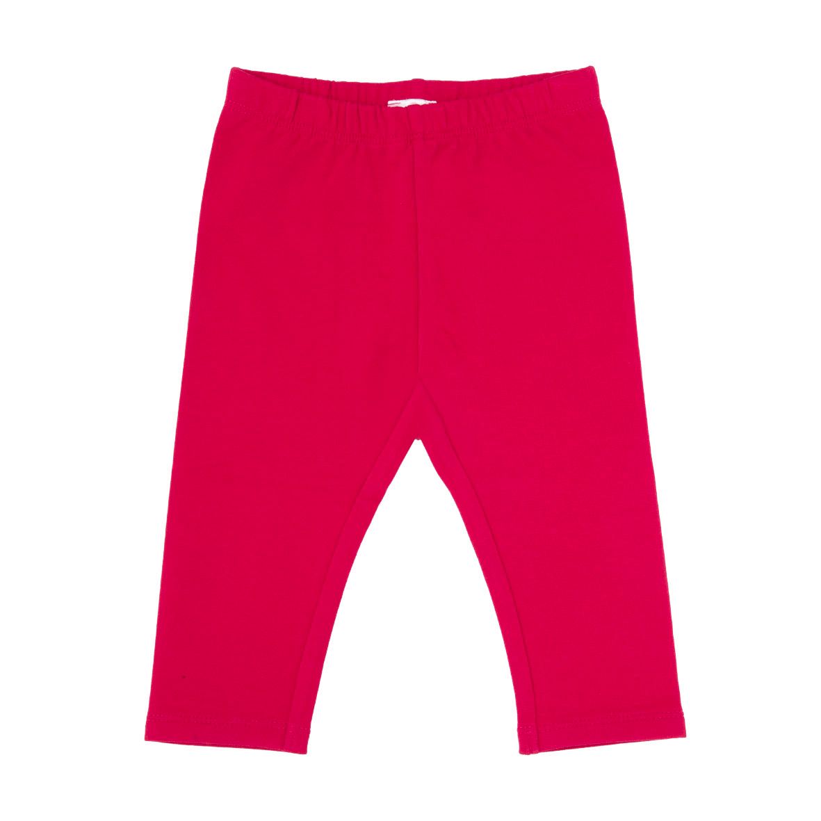 Legging stretch felpato bimba rosso - Mawi