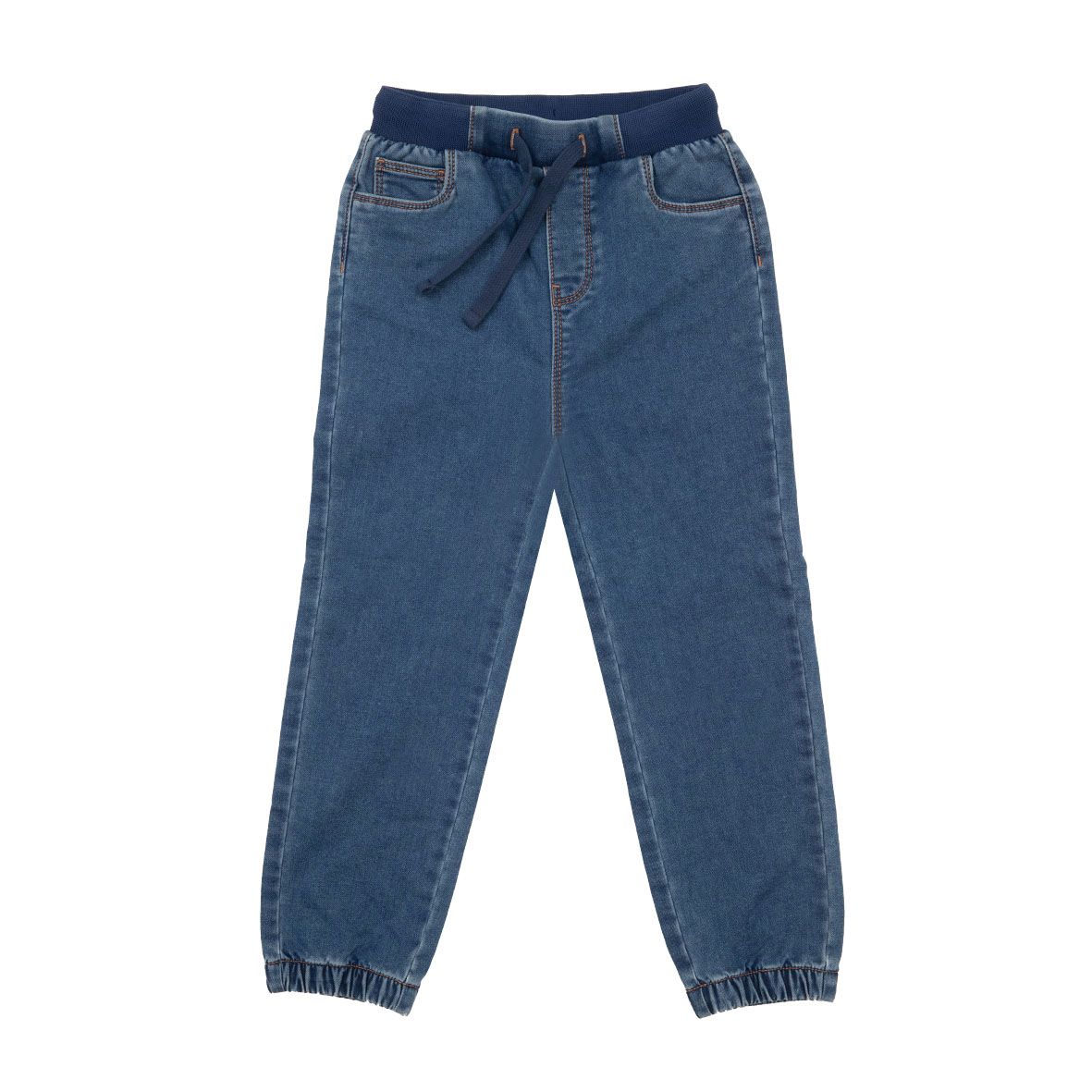 Pantalone finto denim bimbo felpato - Mawi