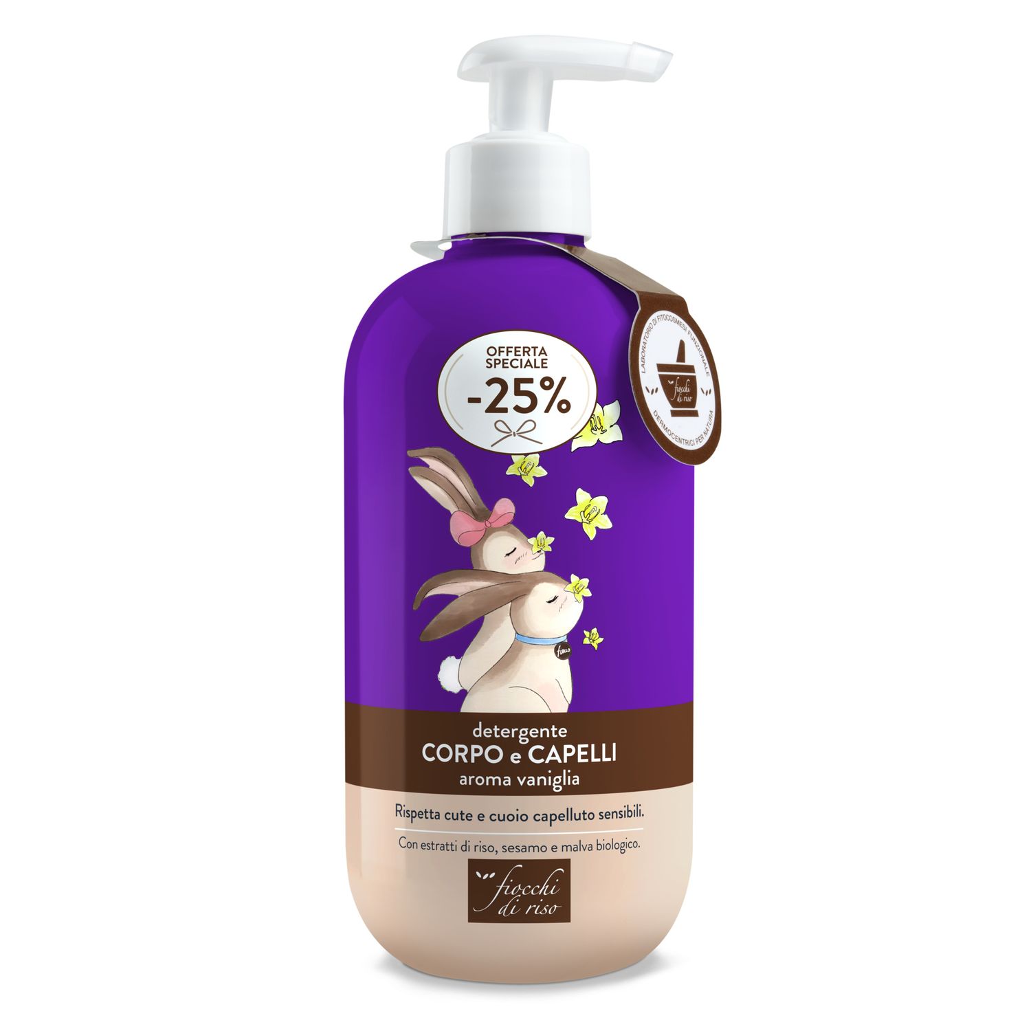Detergente corpo e capelli special 400ml - fiocchi di riso - Fiocchi di Riso