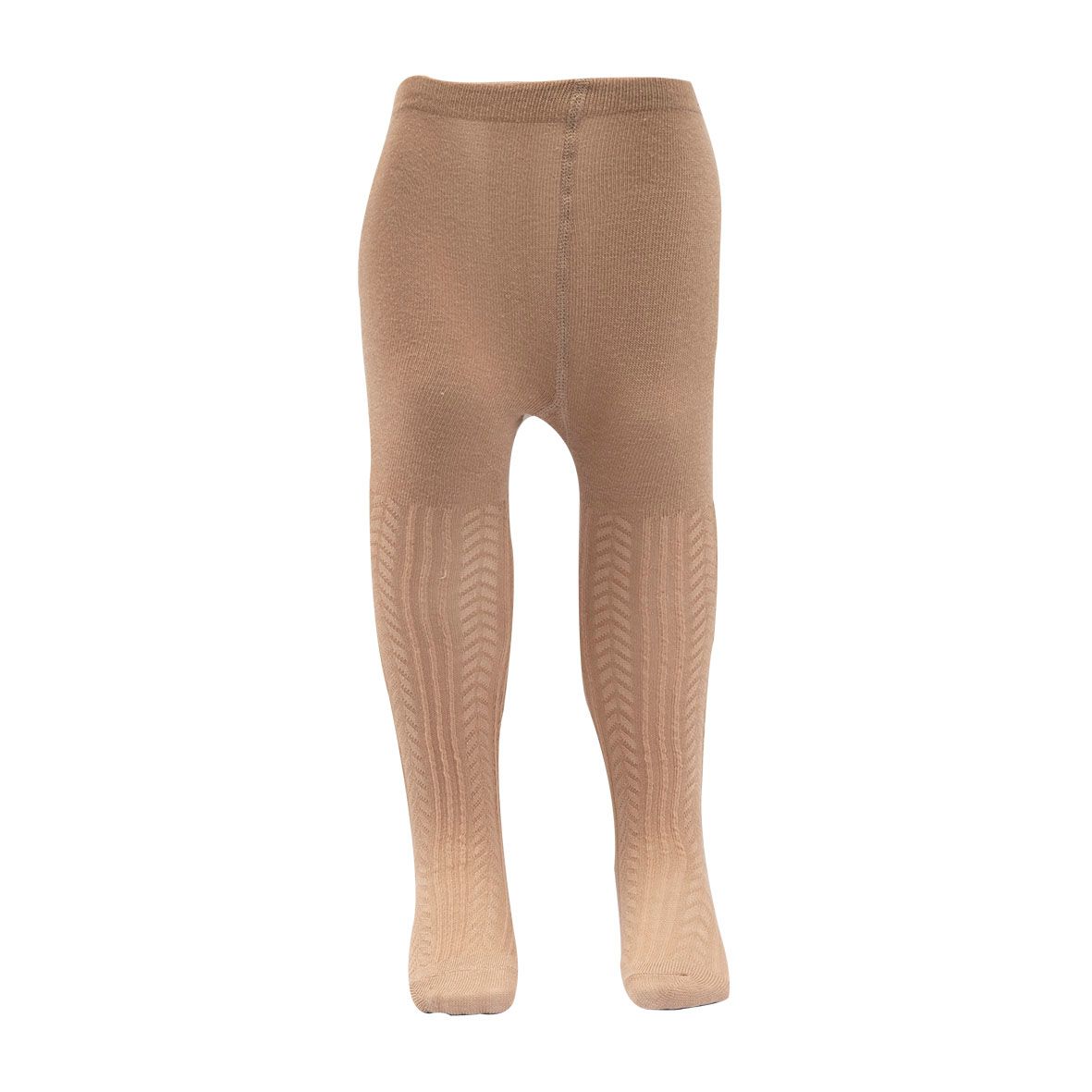 Collant bimba beige lavorate - Mawi