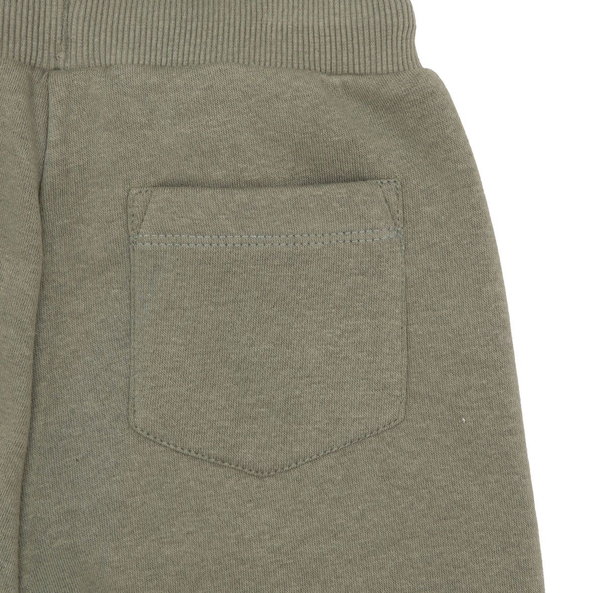 Pantalone felpato bimbo verde stampato - Mawi