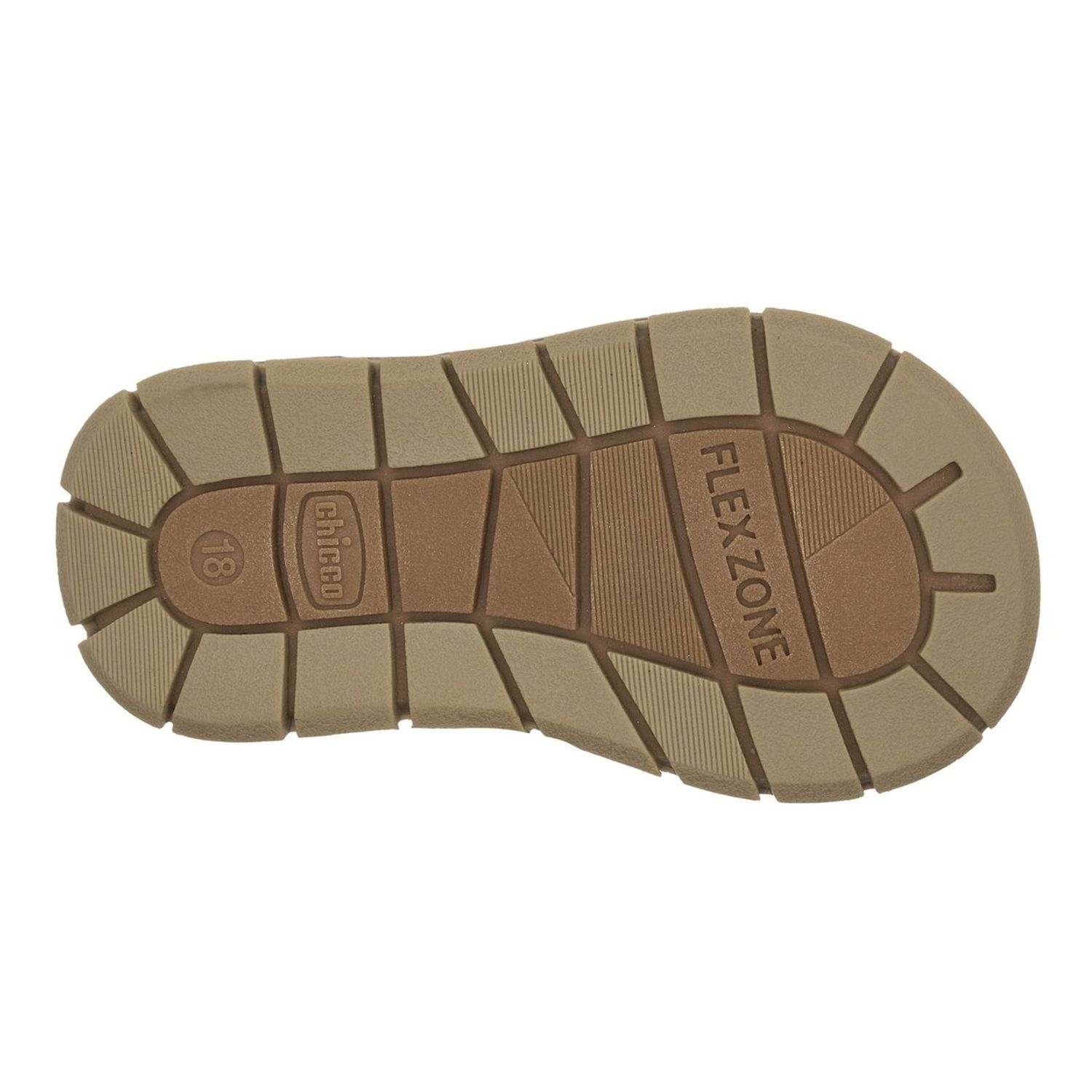 Polacchino formica beige con zip e stringato con fiocco - chicco - Chicco