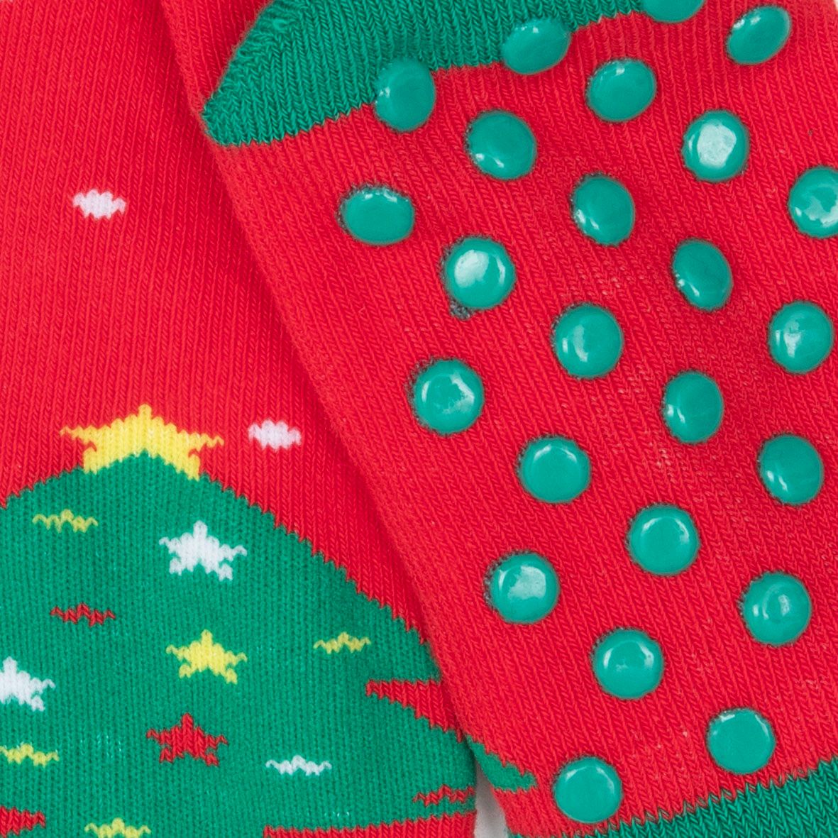 Calze antiscivolo unisex rosse "christmas" - Mawi