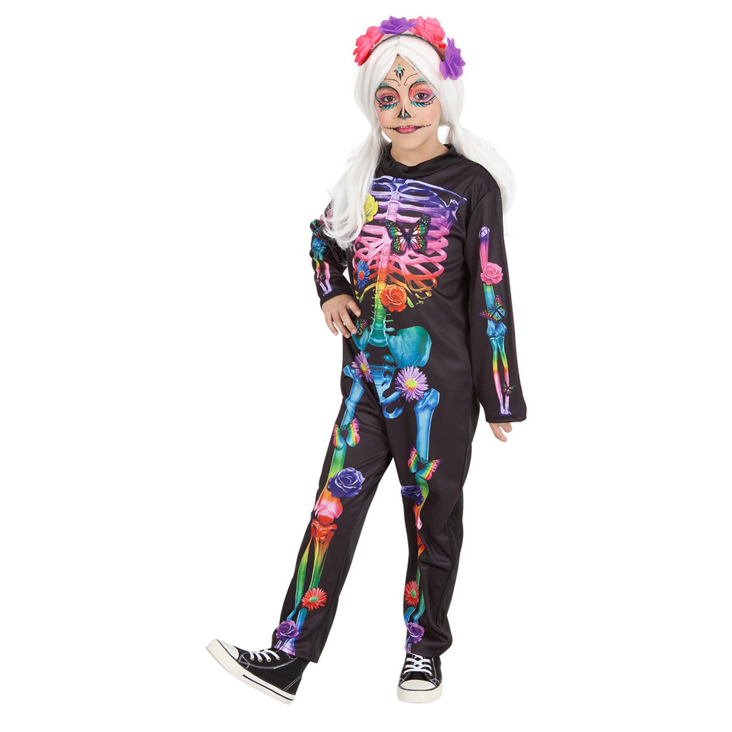 Costume catrina fiori felici - 3+ - rubie's - RUBIE'S
