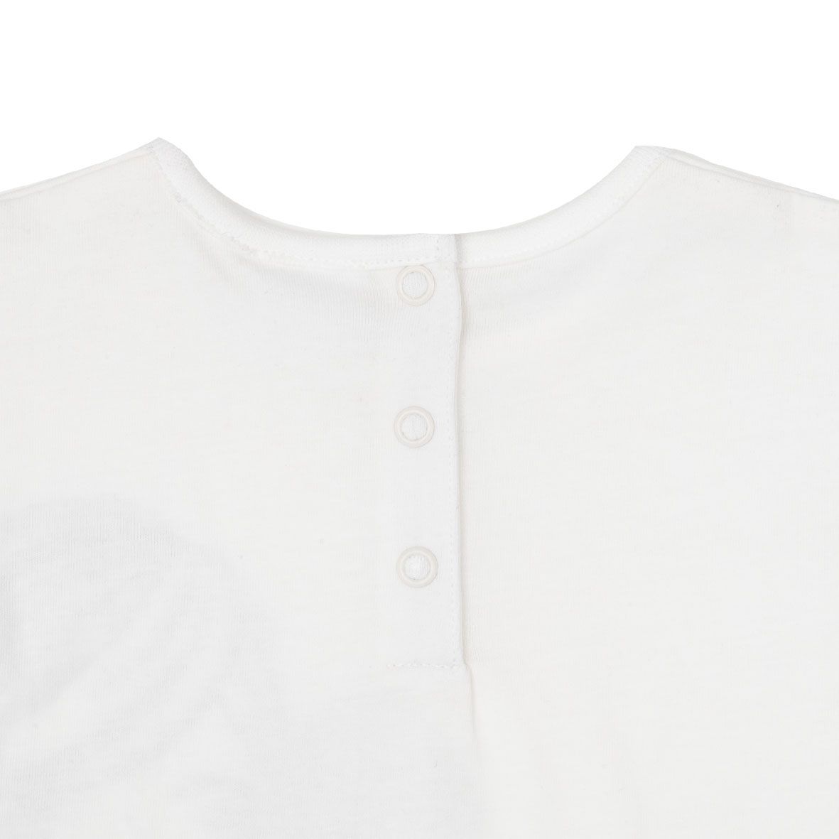 Casual t-shirt manica lunga bimba bianca stampata - Mawi