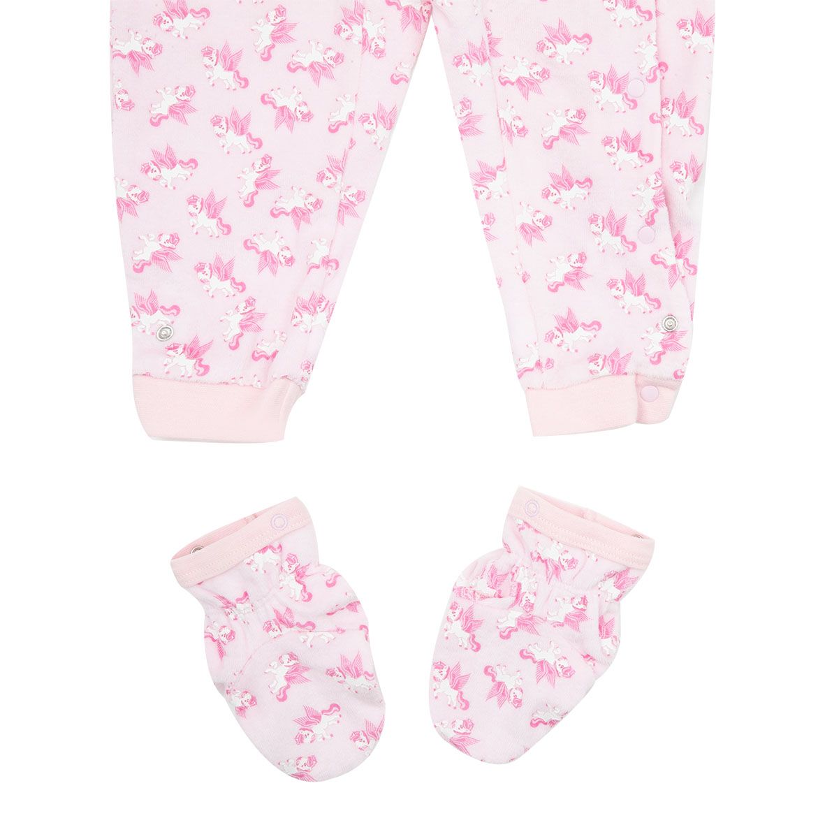 Pigiama ciniglia bimba rosa stampato - Mawi