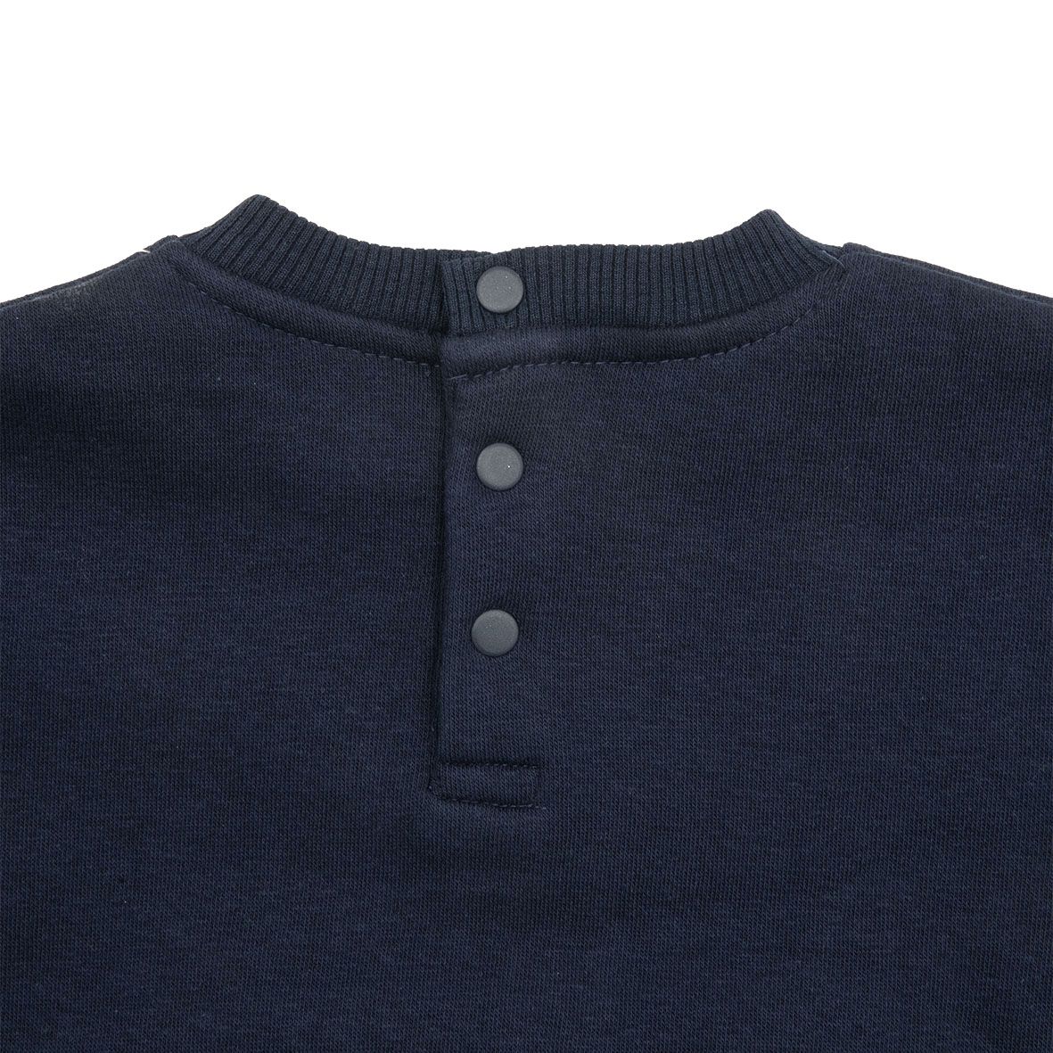 Maglia felpato bimbo blue scuro stampata - Mawi