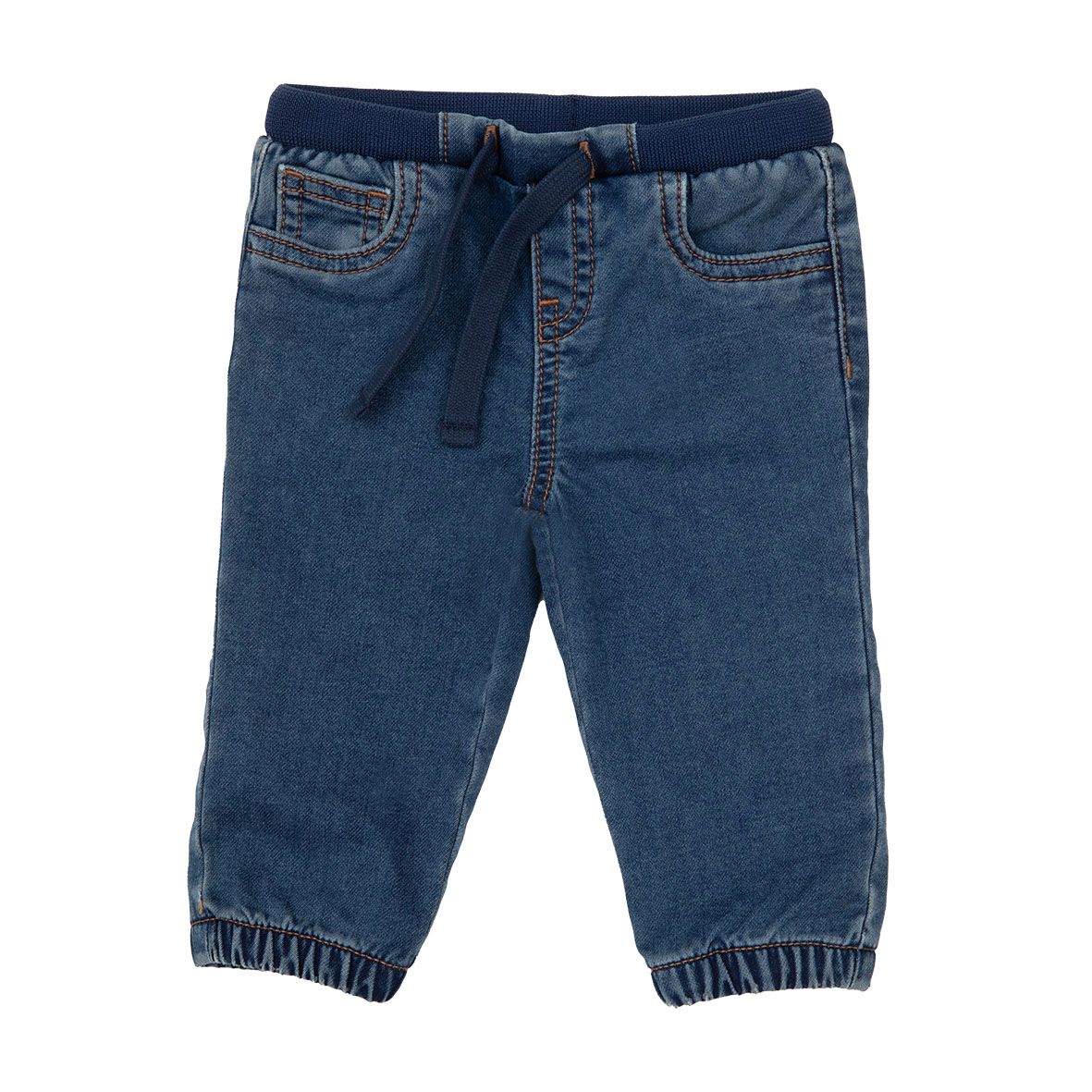Pantalone finto denim bimbo felpato - Mawi