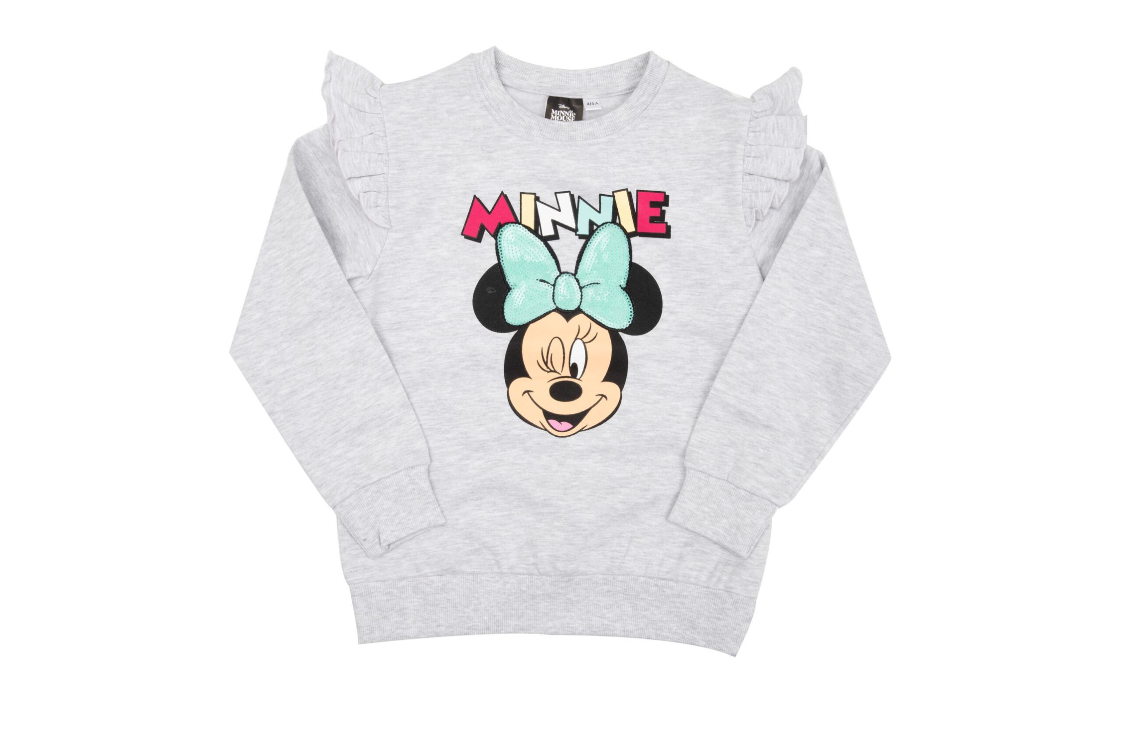 Maglia felpata bimba grigia "minnie" - Disney
