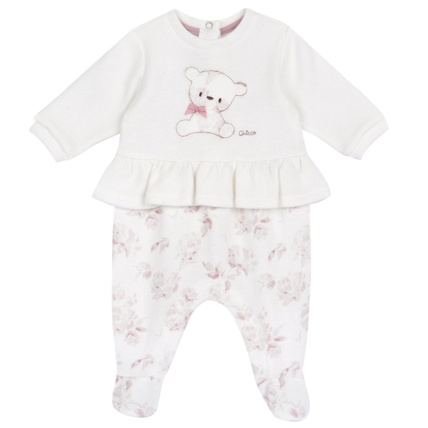 Tutina aperta entrogamba con orsacchiotto - chicco - Chicco