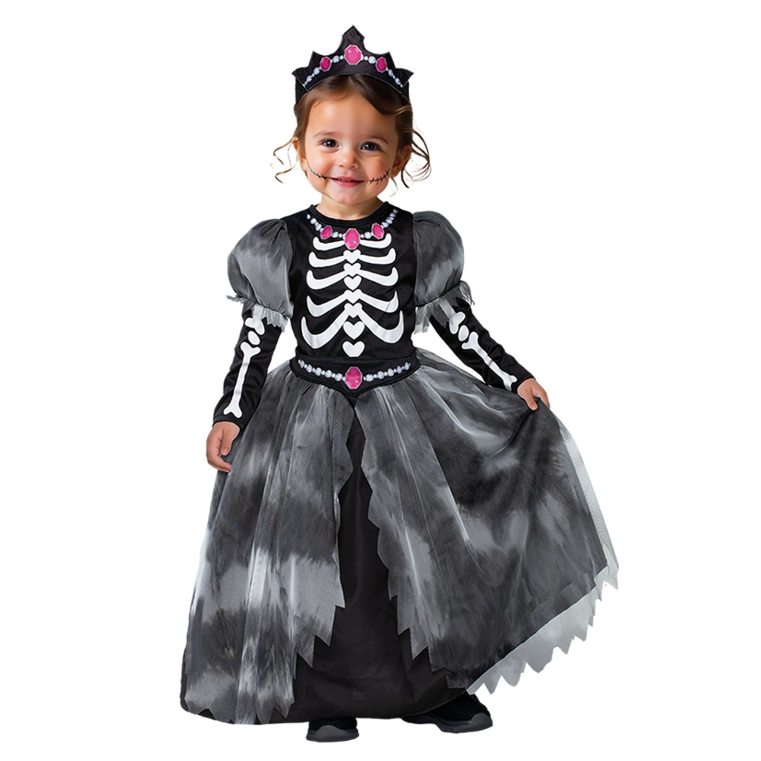 Costume halloween principessa degli scheletri - Carnaval Queen