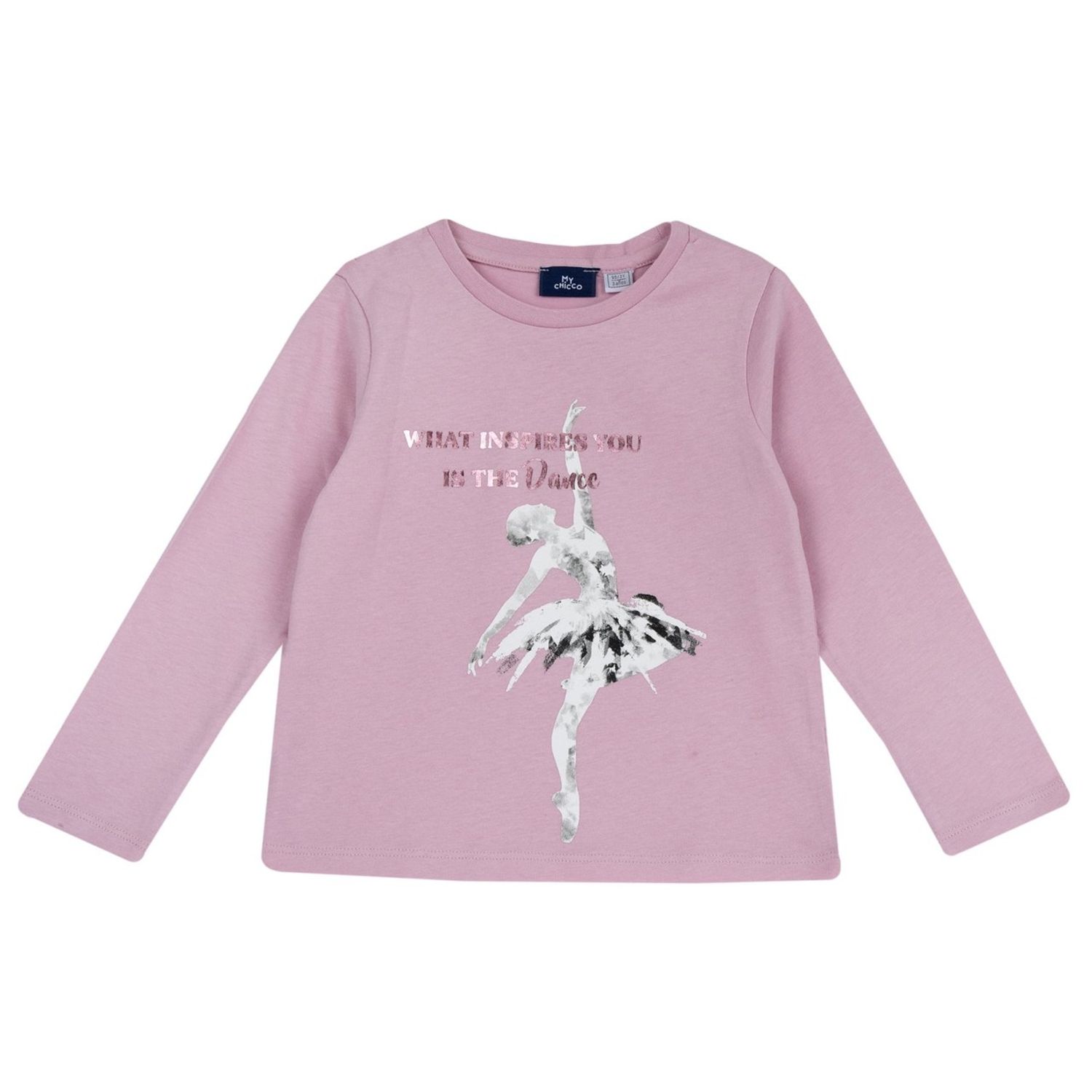 Maglietta rosa con ballerina - chicco - Chicco