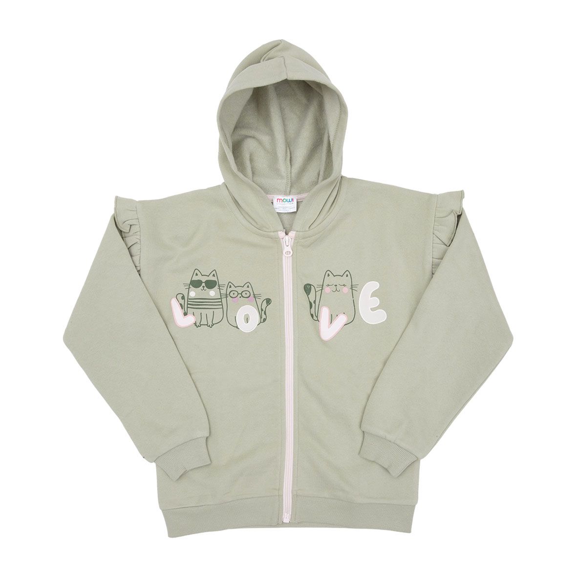 Cardigan verde militare con cappuccio - mawi - Mawi