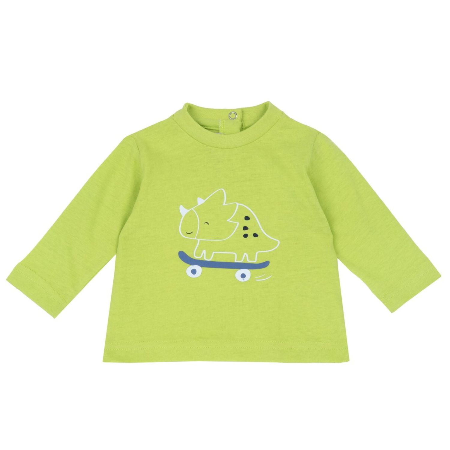 T.shirt m/l verde fluo st dinosauro - chicco - Chicco
