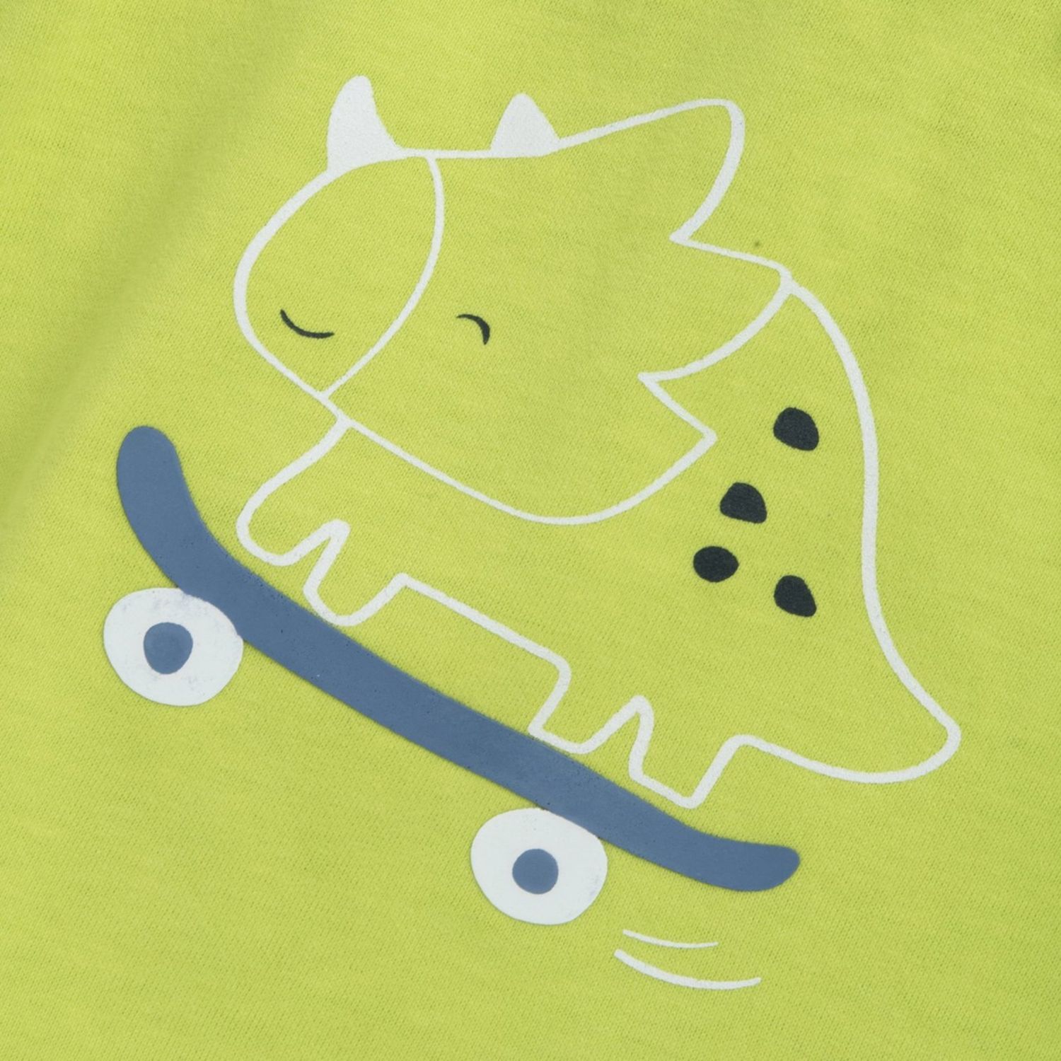 T.shirt m/l verde fluo st dinosauro - chicco - Chicco