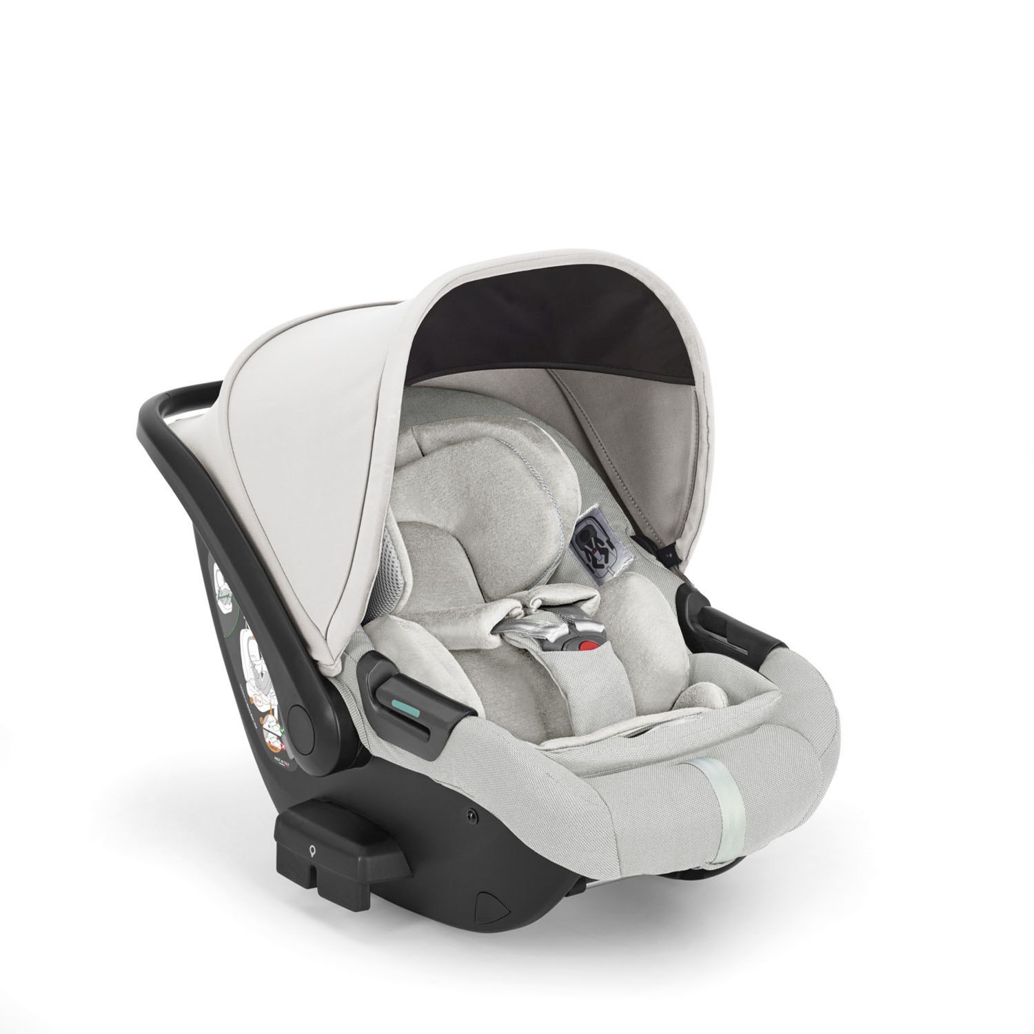 Sistema modulare aptica system quattro colore opal ivory con telaio litio e seggiolino auto darwin infant recline - inglesina - Inglesina