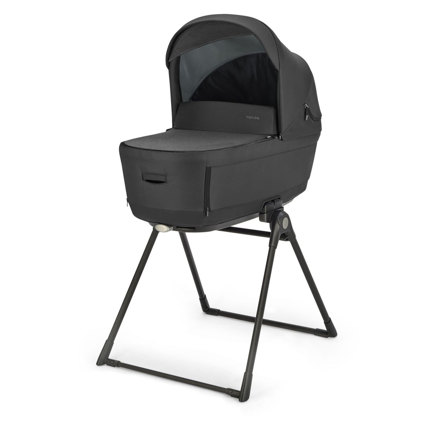 Electa system quattro colore upper black con telaio iridio black e seggiolino darwin infant recline - inglesina - Inglesina