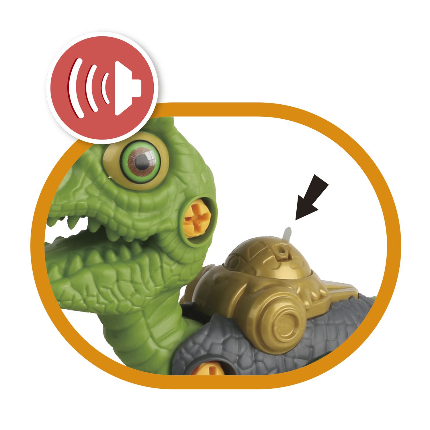 Set costruisci il tuo dinosauro con suoni – my first dino - Baby Smile