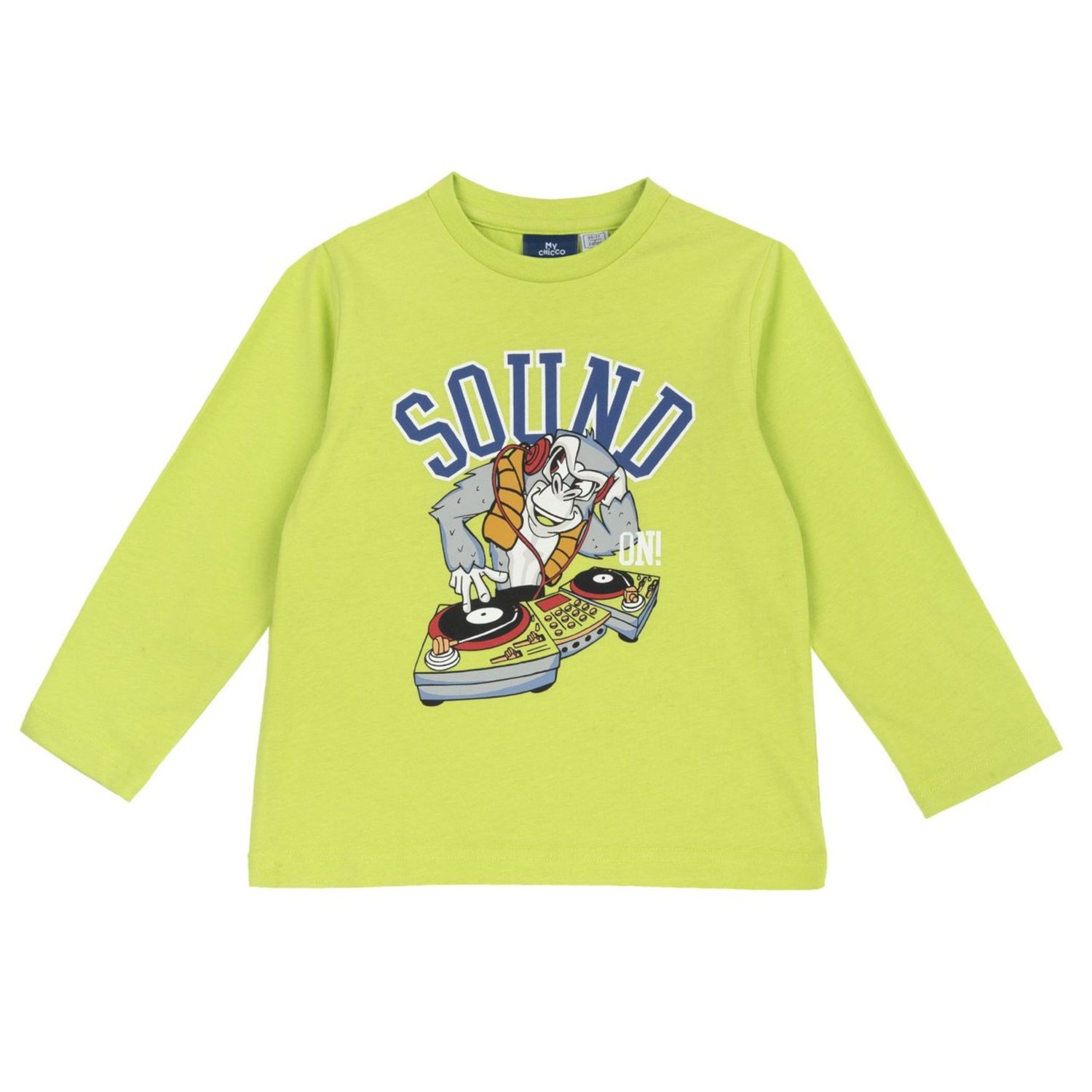 T.shirt m/l verde fluo st scimmia - chicco - Chicco