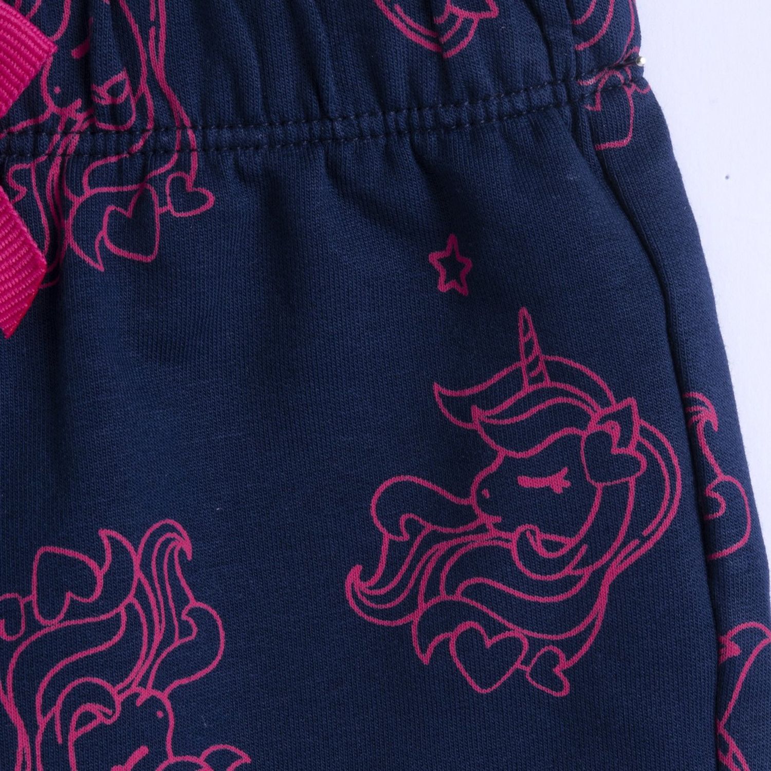 Pantaloni fleece blu fantasia unicorno - chicco - Chicco