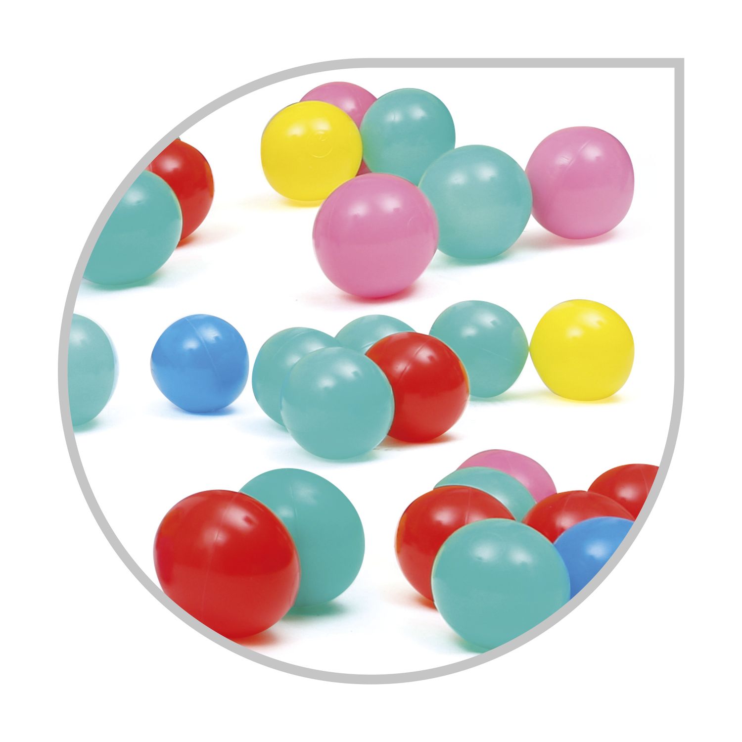 Tenda casetta con giardino e 30 palline - Sun&Sport