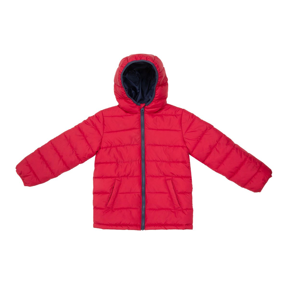 Piumino bimbo rosso con cappuccio - Mawi