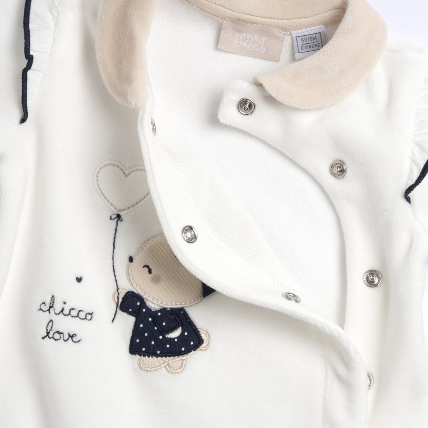 Tutina aperta davanti con coniglietta - chicco - Chicco