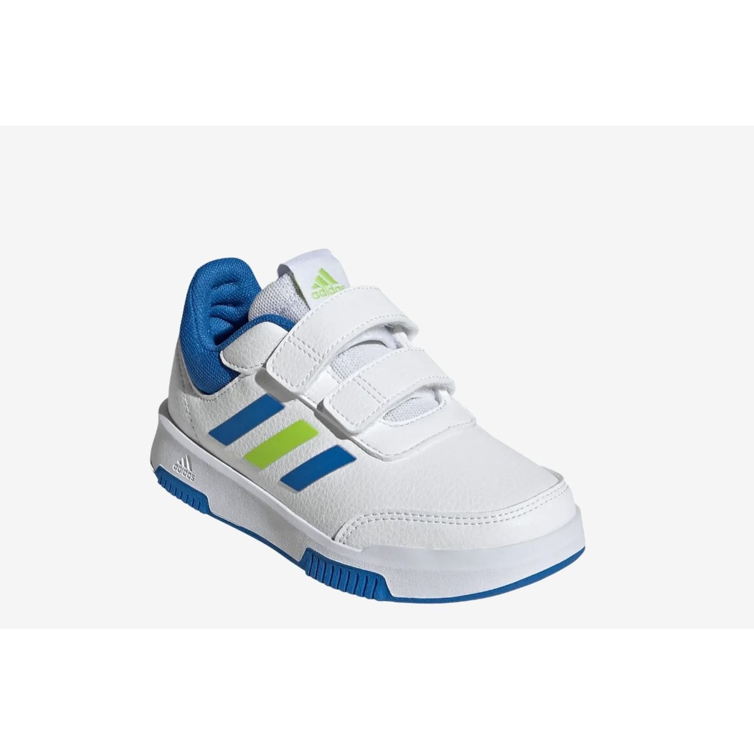 Tensaur sport bianca bande royal e lime - adidas - Adidas