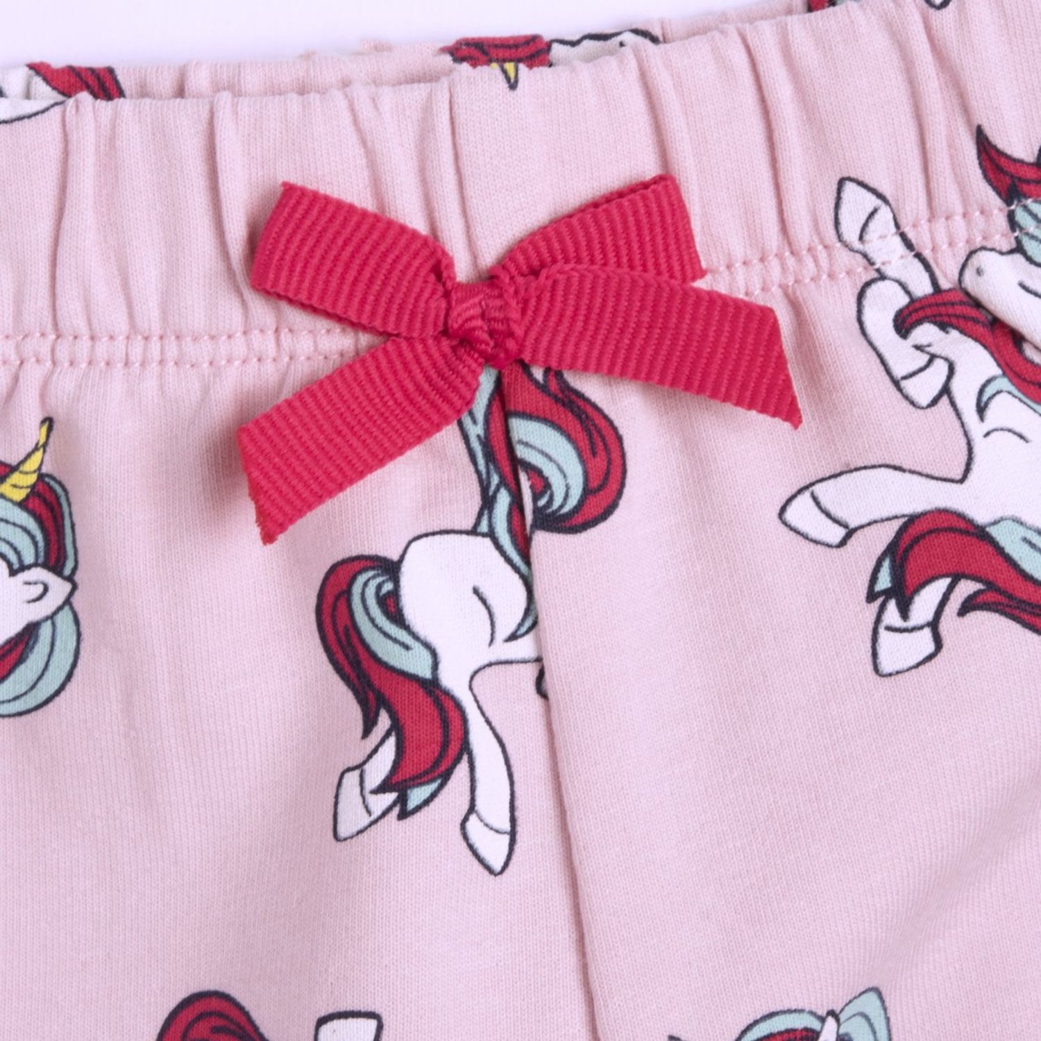 Pantalone felpa fantasia unicorni a fondo rosa - chicco - Chicco