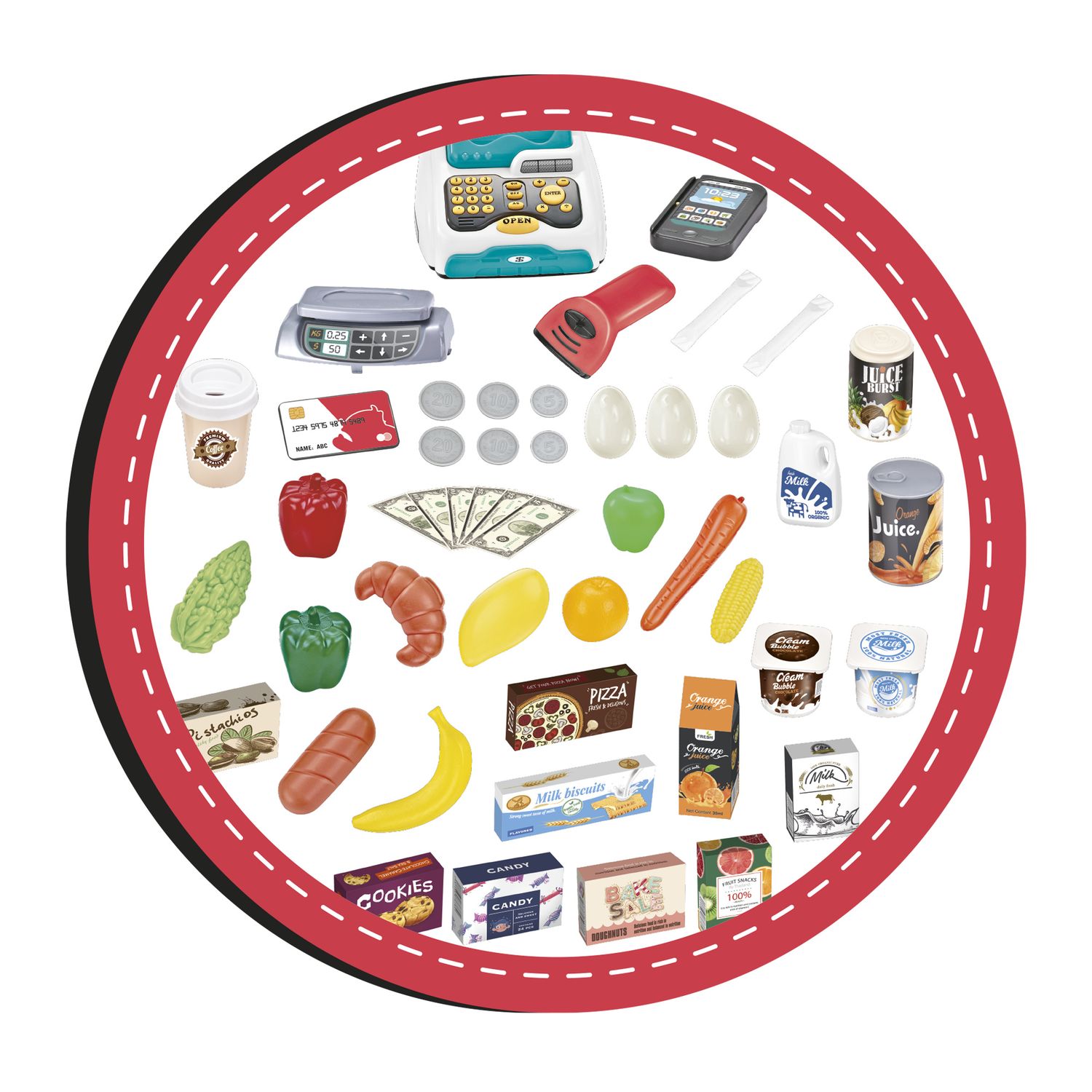 Supermarket playtime con cassa e carrello - Superstar