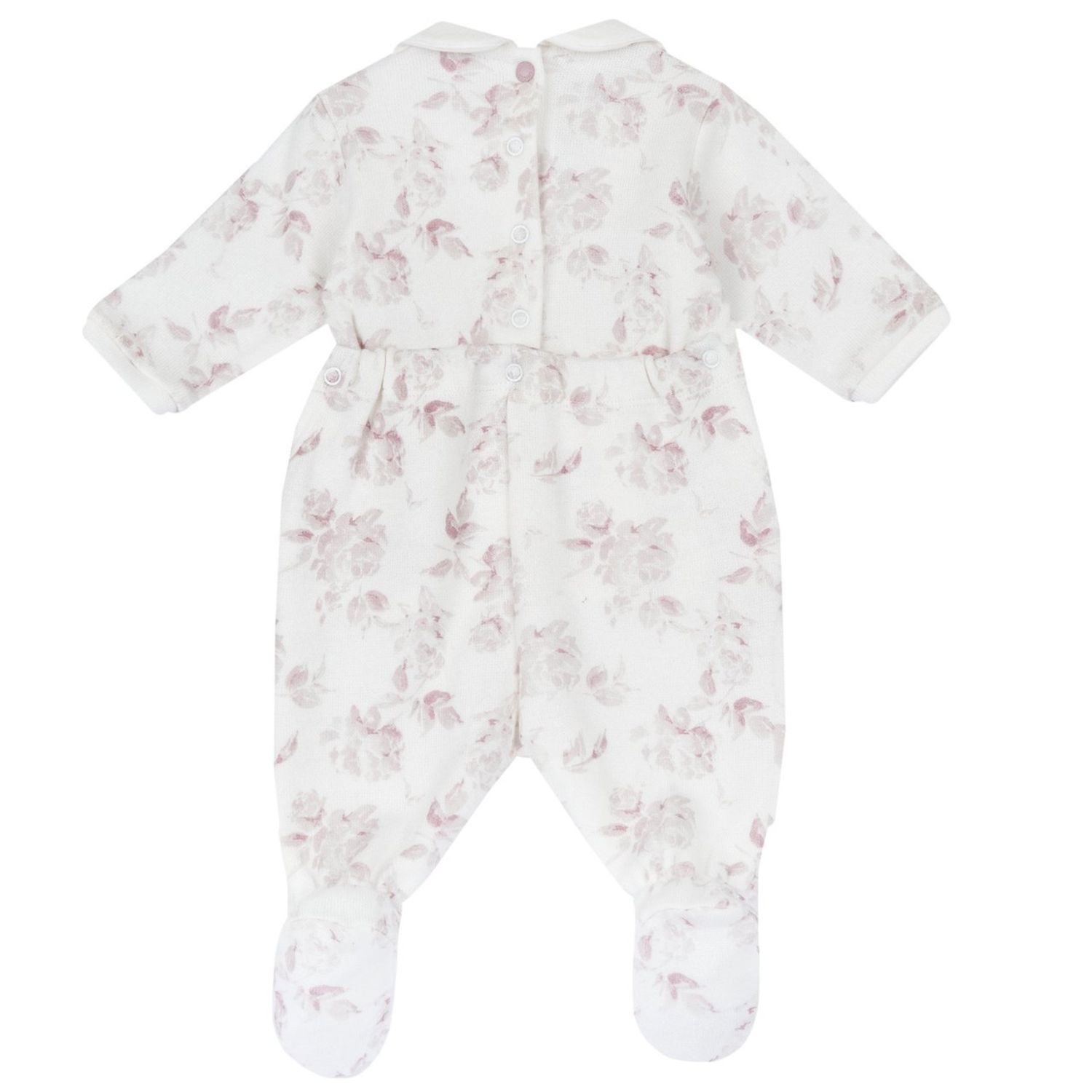 Tutina con apertura patello con roselline - chicco - Chicco