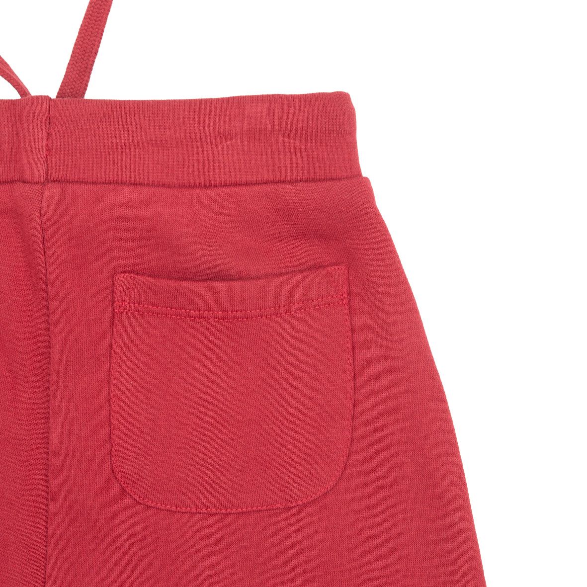 Pantalone french terry bimba rosso - Mawi