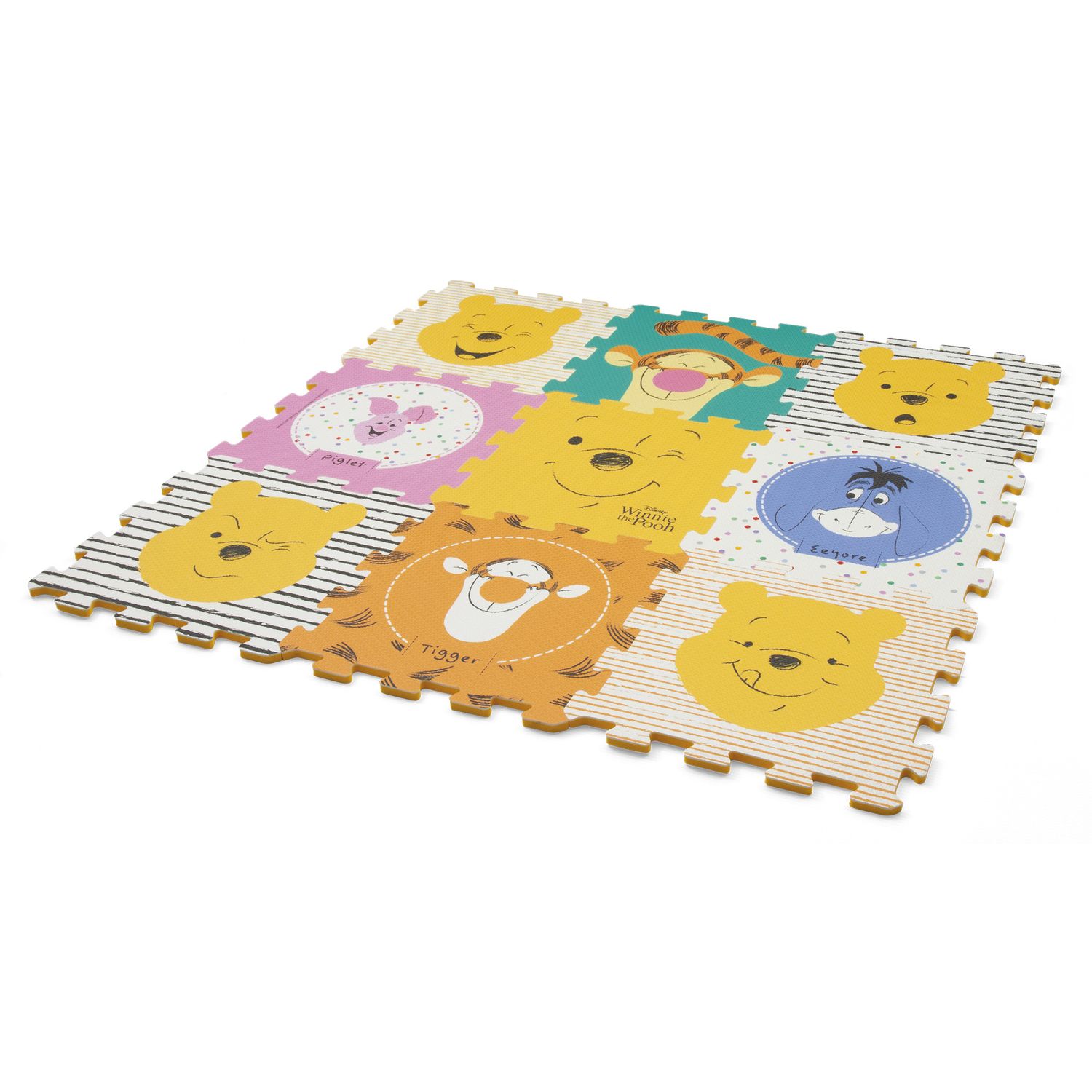 Tappeto puzzle 9 pezzi disney winnie the pooh - Baby Smile