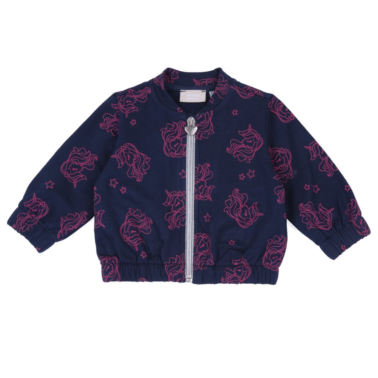 Cardigan fleece blu fantasia unicorno - chicco - Chicco