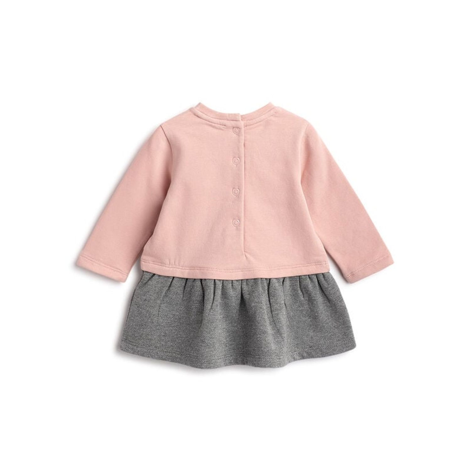 Abito a maniche lunghe con stampa grafica rosa - chicco - Chicco