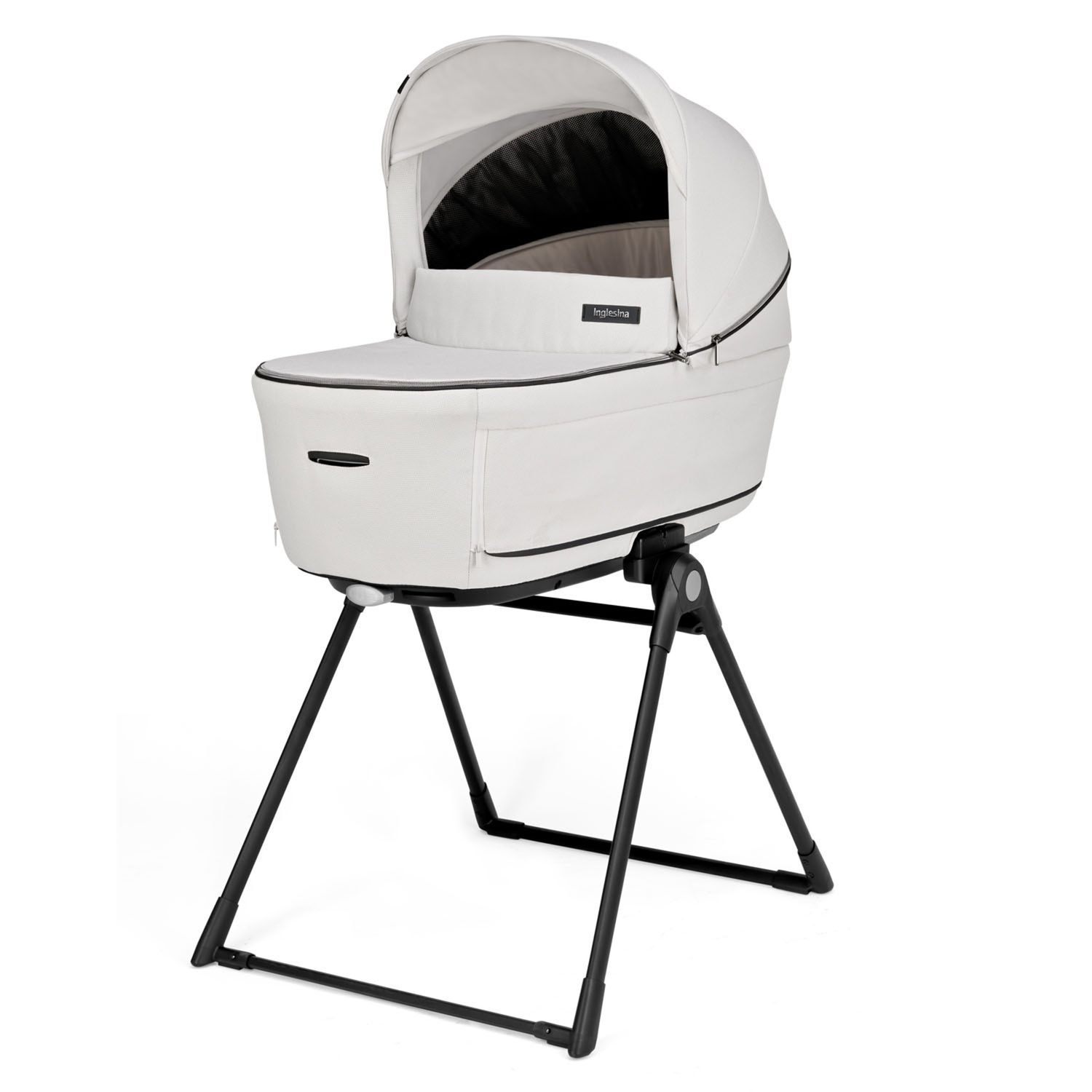 Sistema modulare aptica system quattro colore opal ivory con telaio litio e seggiolino auto darwin infant recline - inglesina - Inglesina