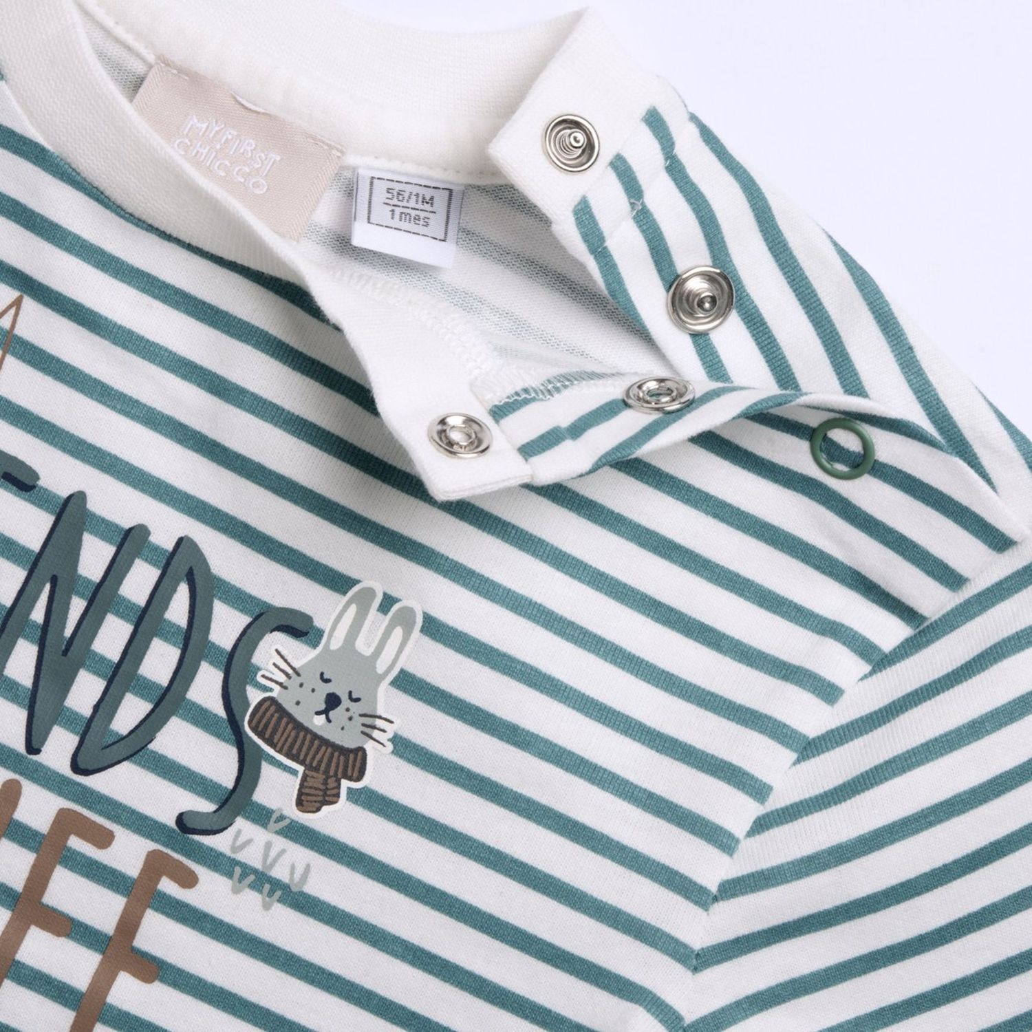 Maglietta manica lunga a righe - chicco - Chicco