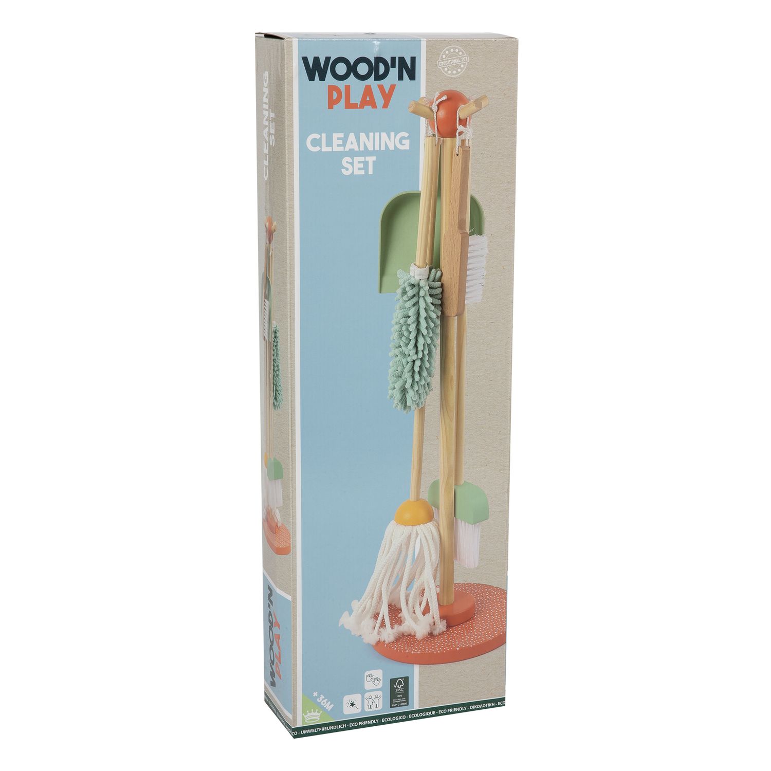 Set pulizie con scopa, mocio e accessori - Superstar