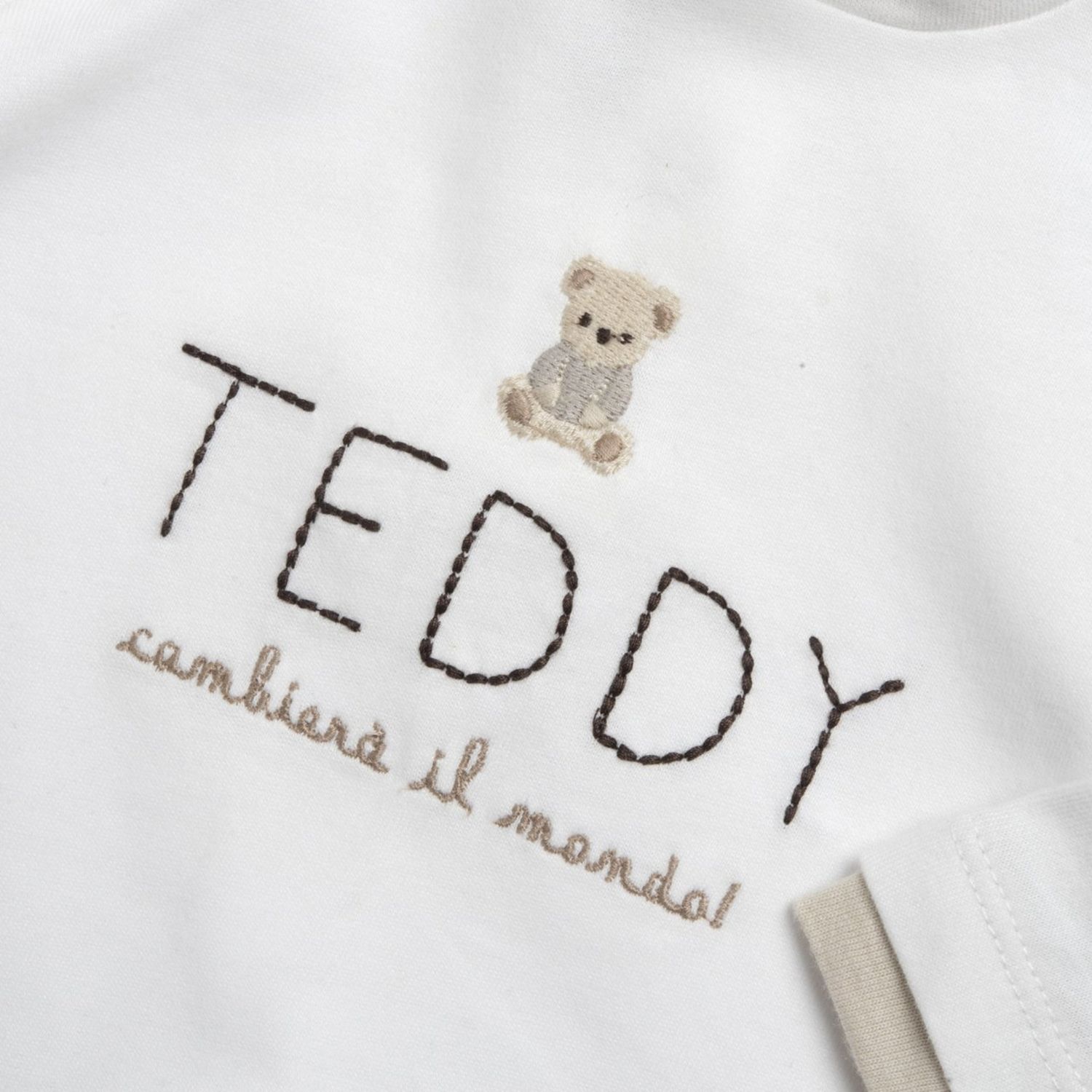 Lupetto panna ricamo teddy - chicco - Chicco