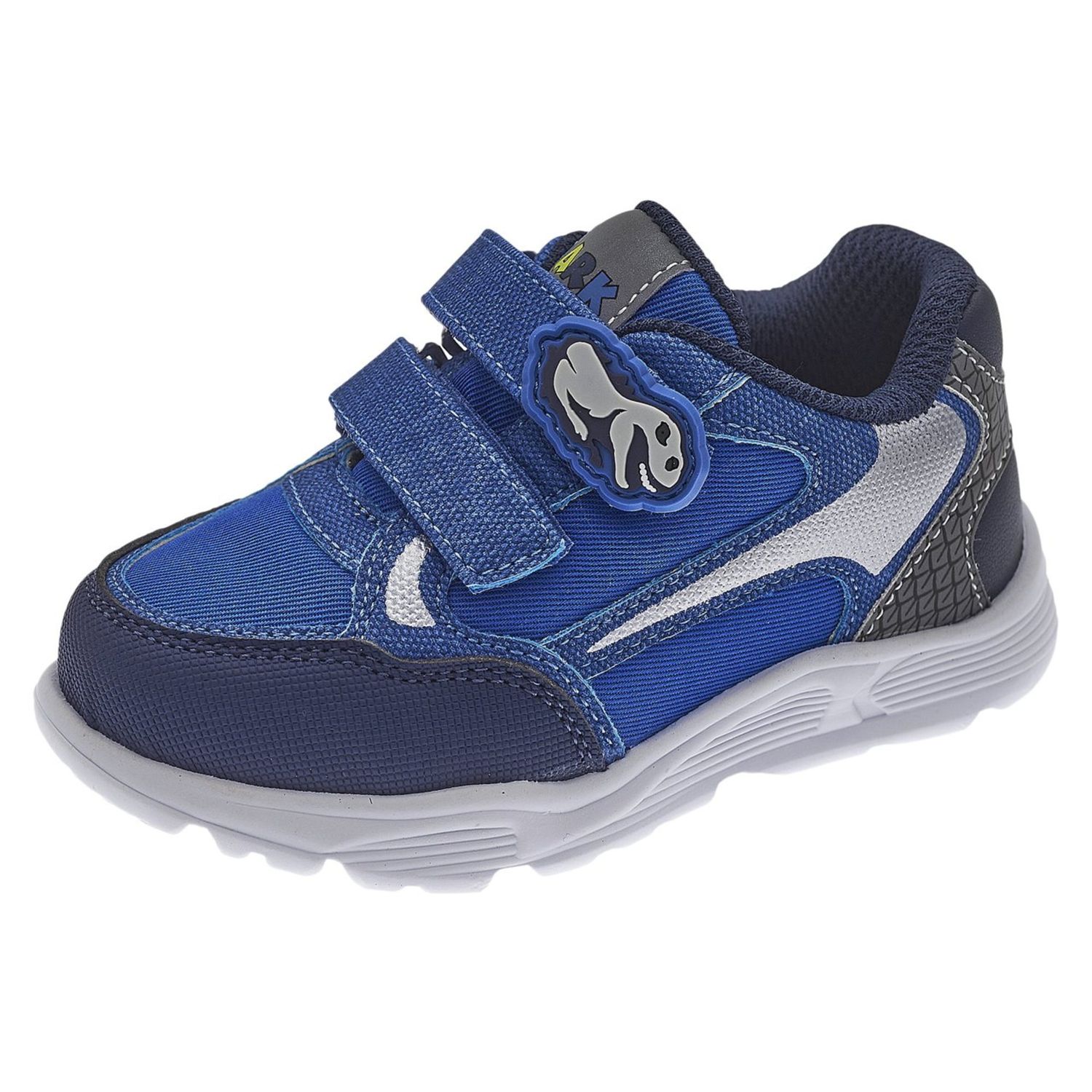 Sneaker fante blu con suola in eva con dettagli fluo dino - chicco - Chicco