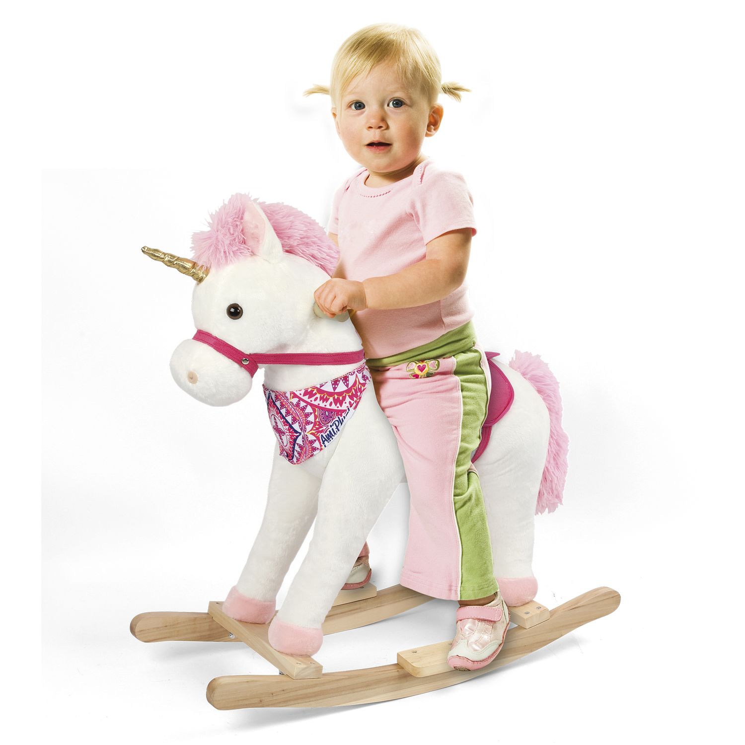 Unicorno a dondolo per bambini 18-36 mesi - Ami Plush