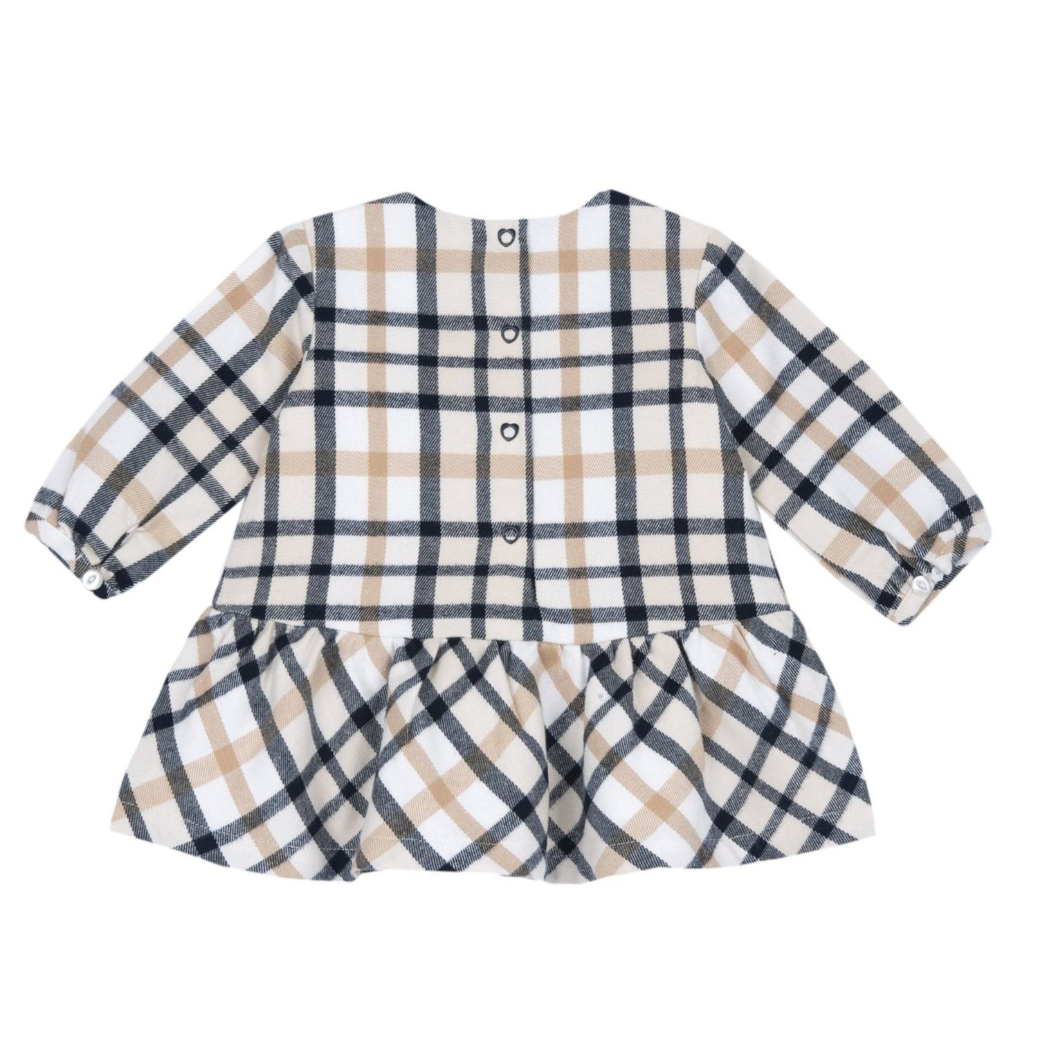 Abito ml tartan con fiocco blu - chicco - Chicco